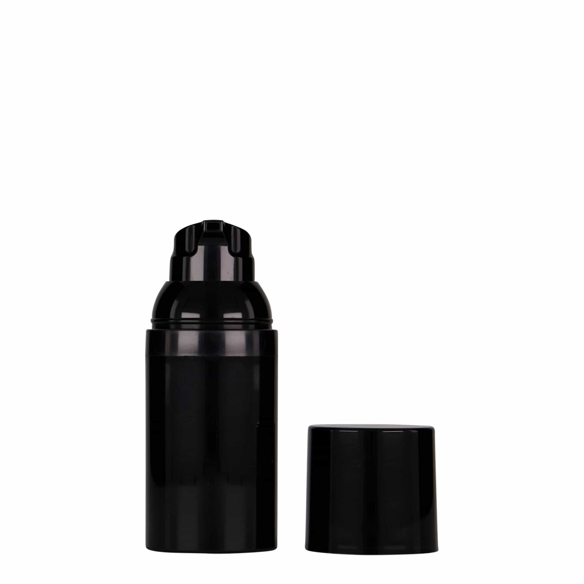 Distributeur airless 30 ml 'Mezzo', plastique PP, noir Distributeur airless 30 ml 'Mezzo', plastique PP, noir