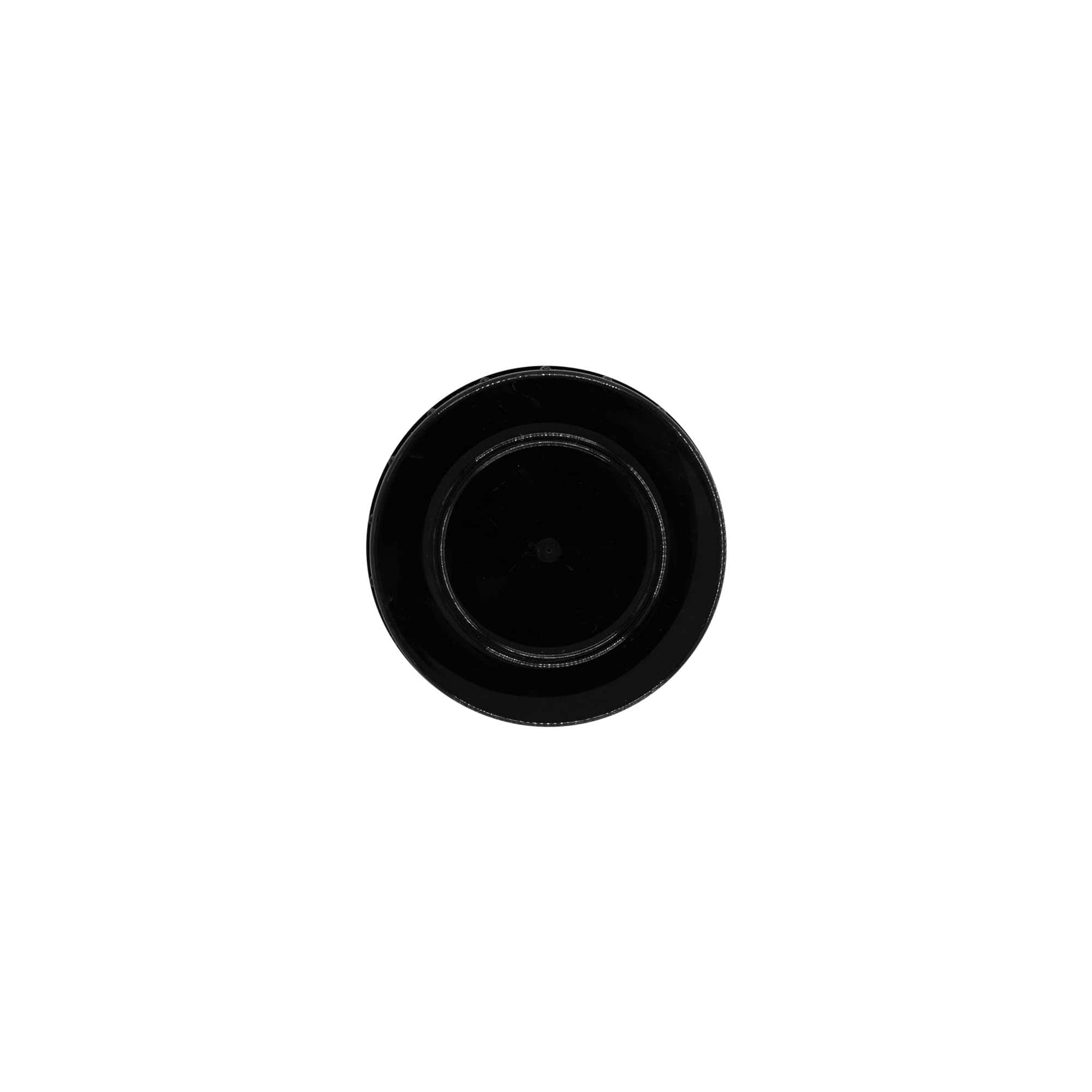 Bouchon à vis, plastique PP, noir, pour ouverture : DIN 45
