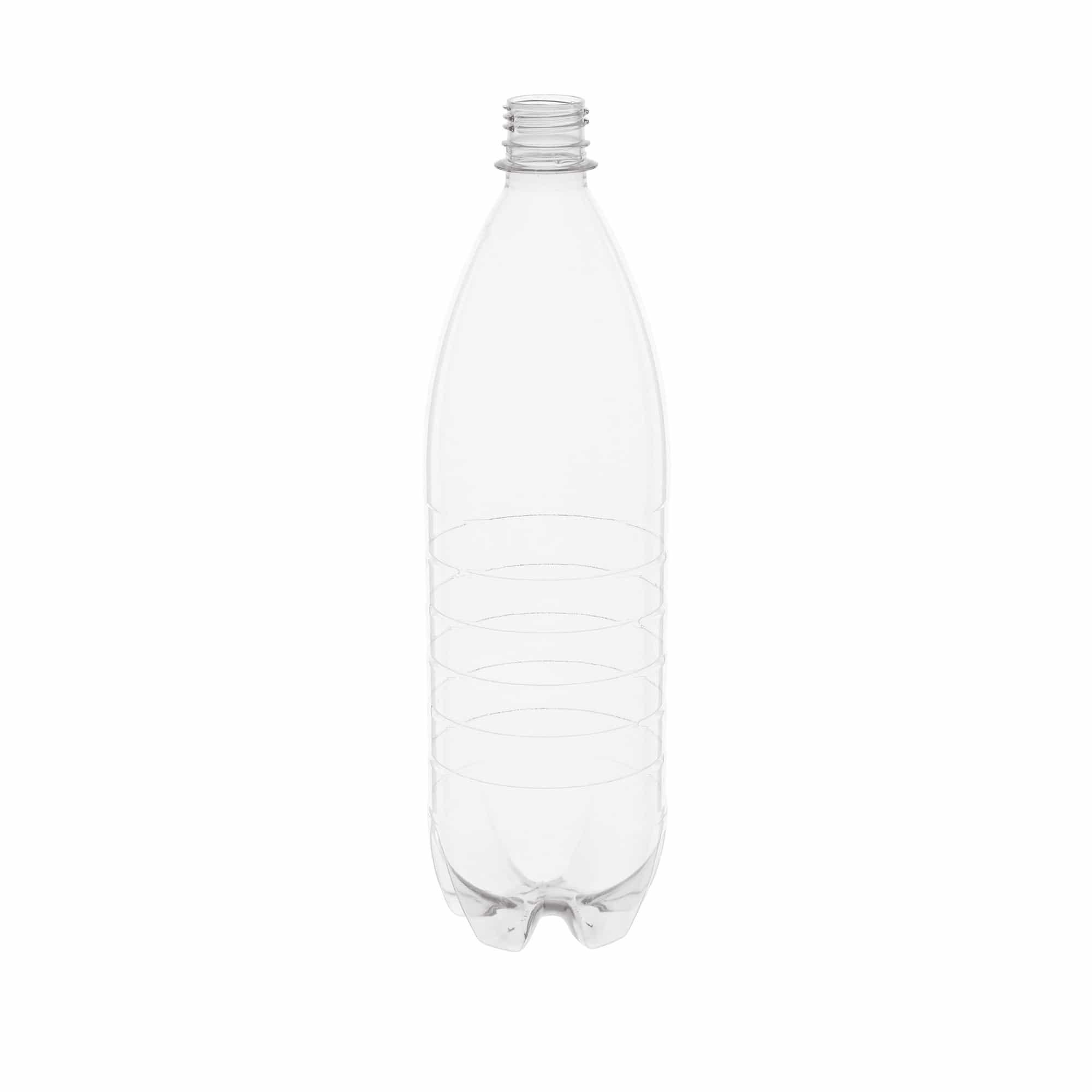 Bouteille PET universelle 1000 ml, plastique, ouverture : PCO28 Bouteille PET universelle 1000 ml, plastique, ouverture : PCO28
