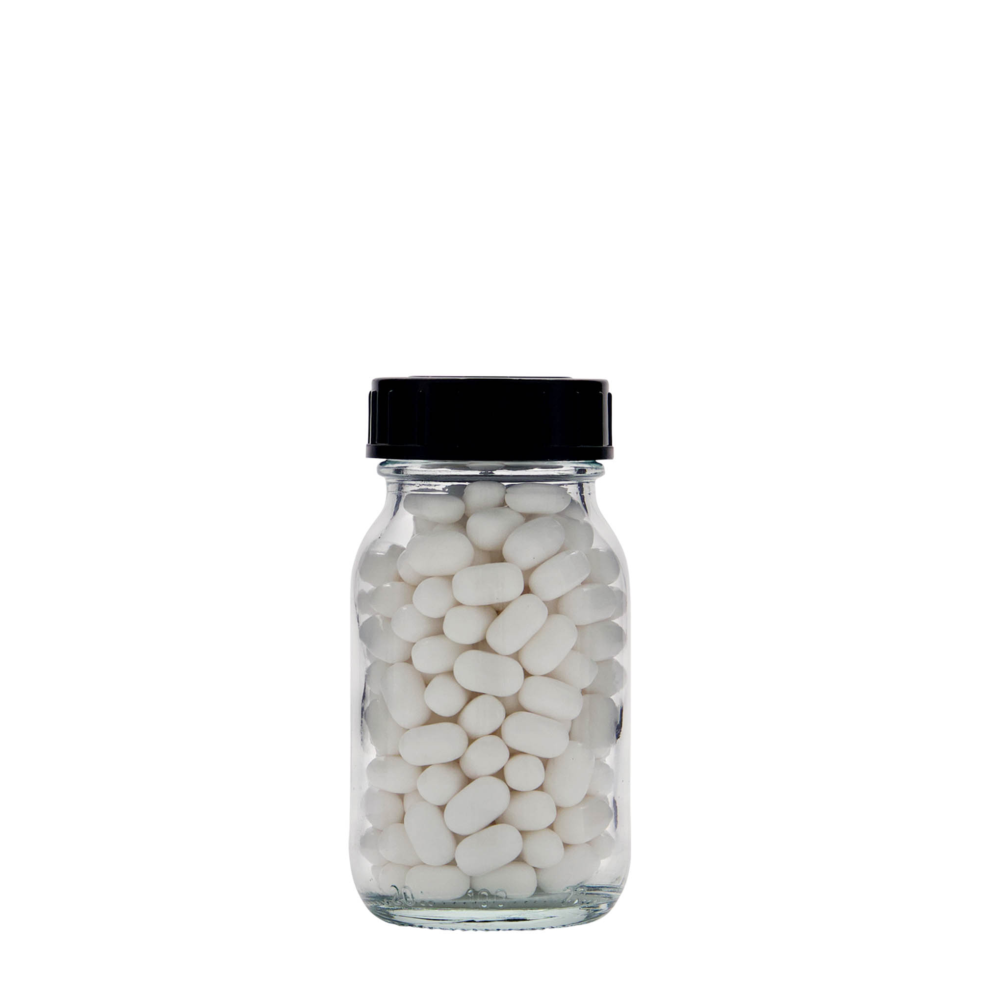 100 ml bocal à large ouverture, embouchure : DIN 40 100 ml bocal à large ouverture, embouchure : DIN 40