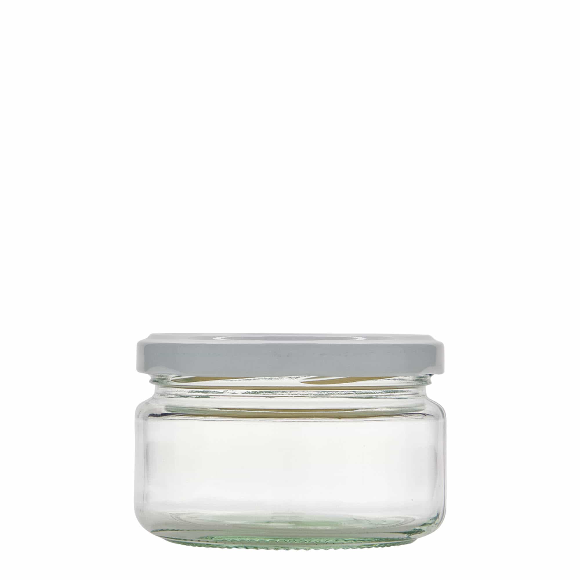 230 ml verre rond plat, ouverture : Twist-Off (TO 82)