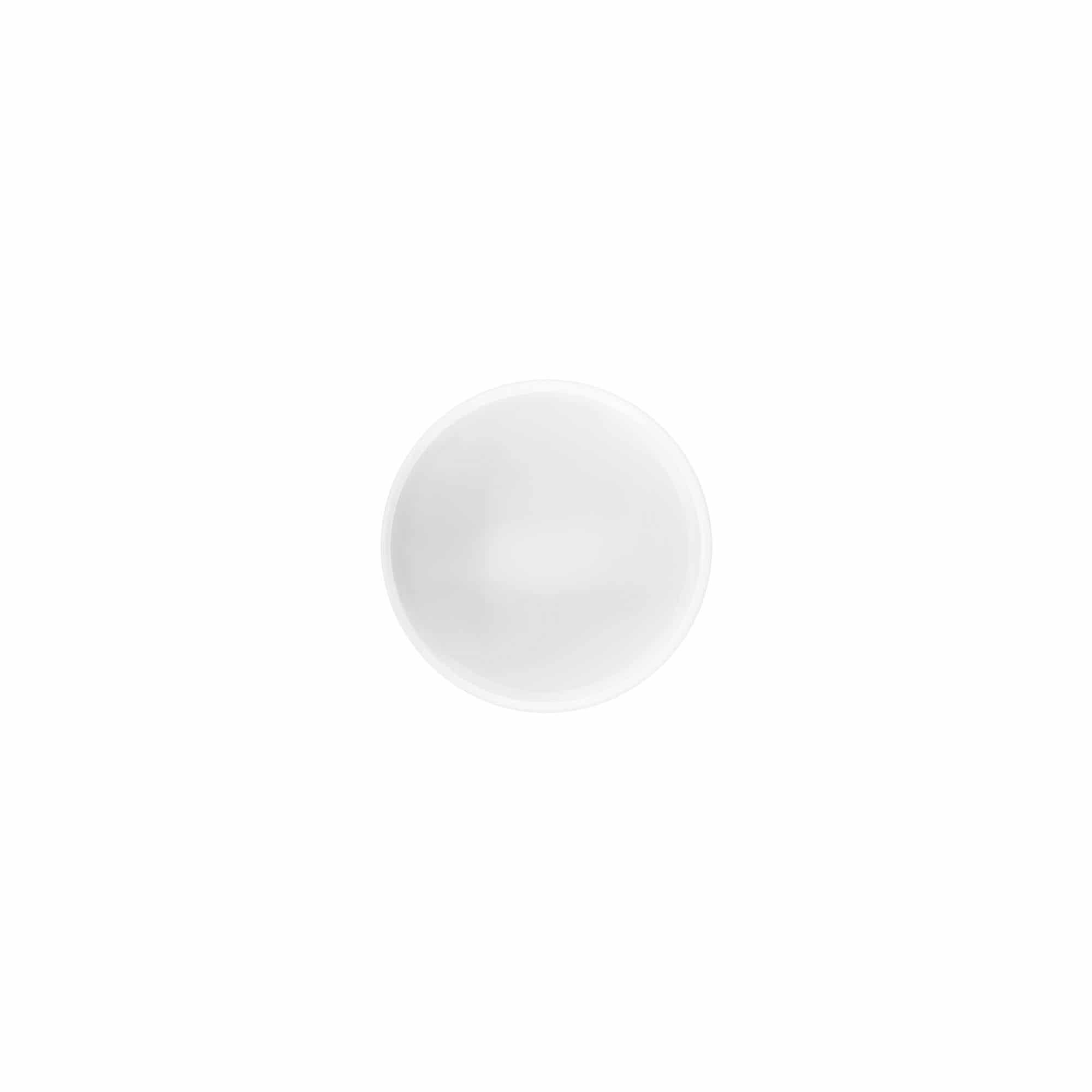 Bouchon à vis 'White Line' 35 ml, plastique PP, blanc