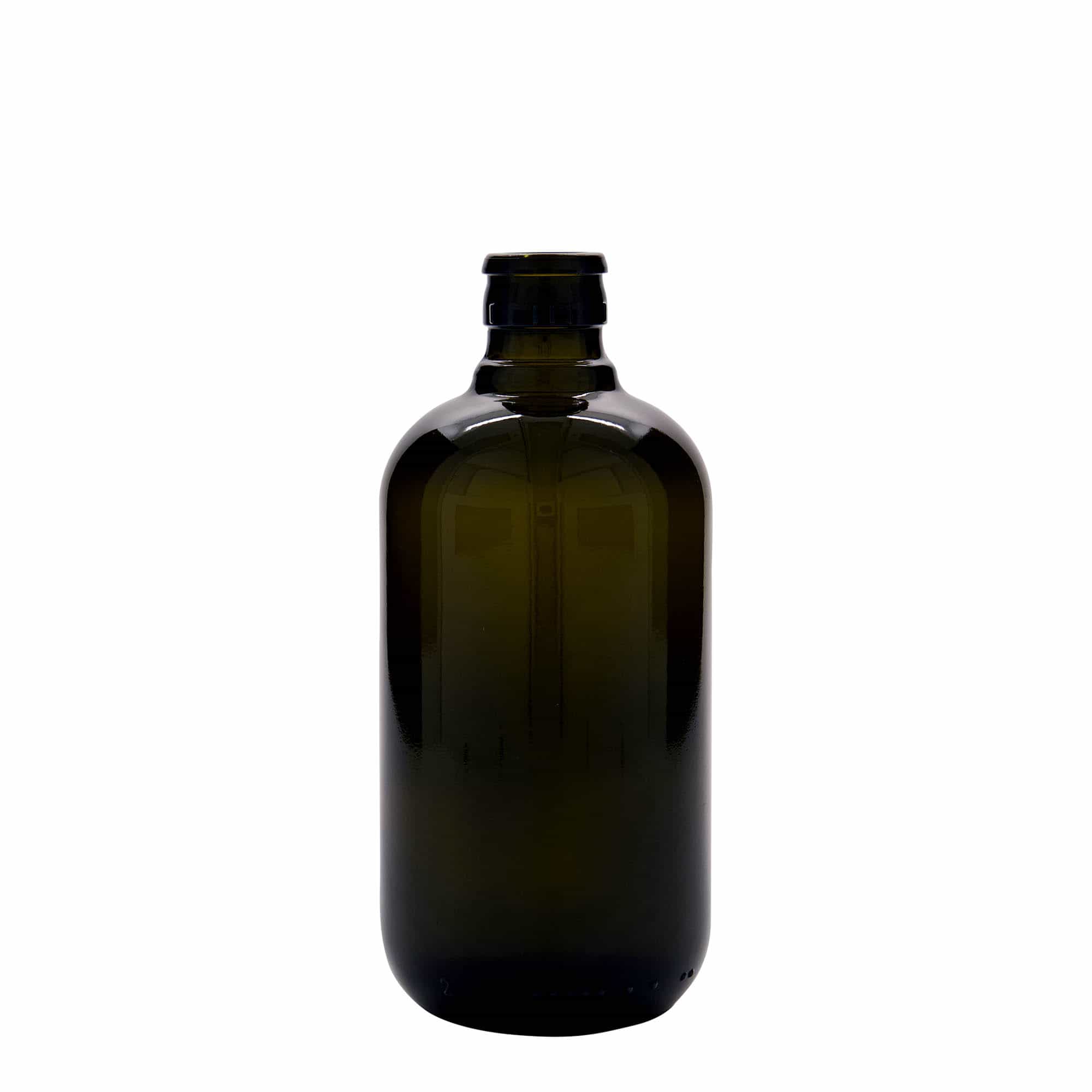Bouteille de vinaigre / d’huile 500 ml 'Biolio', verre, vert antique, bouchage: DOP Bouteille de vinaigre / d’huile 500 ml 'Biolio', verre, vert antique, bouchage: DOP