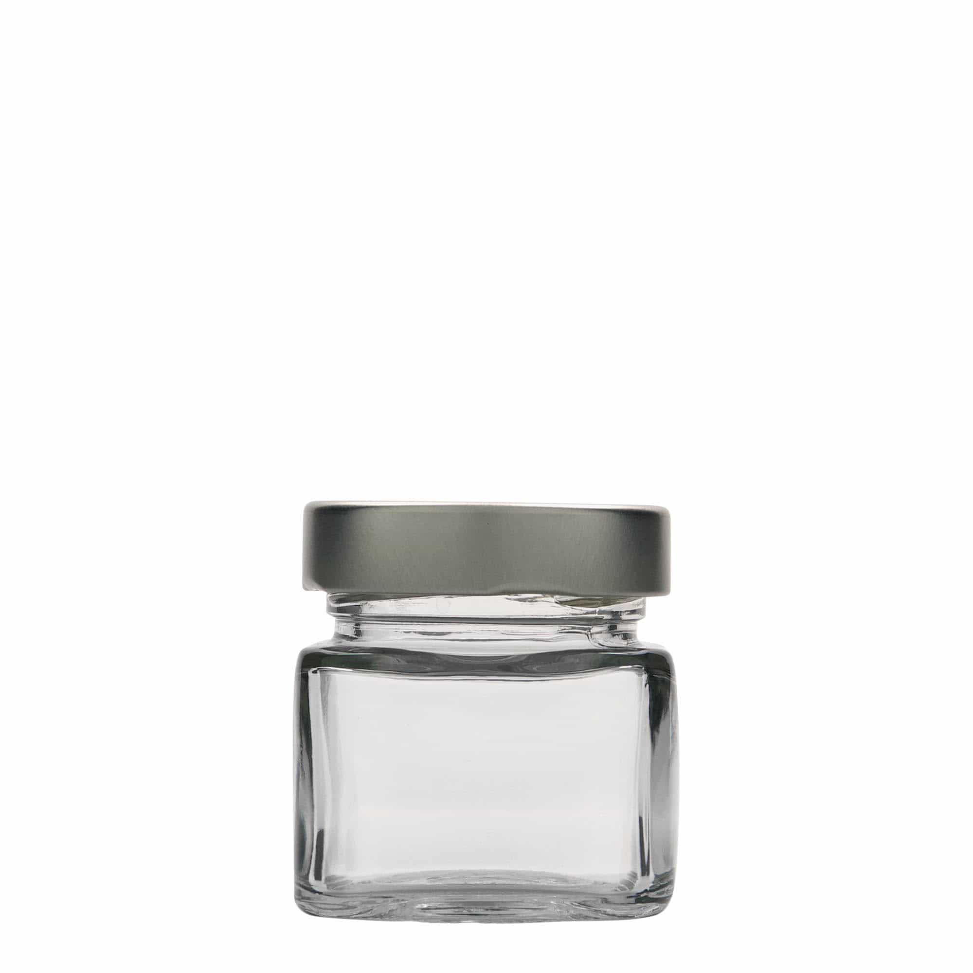 106 ml Verre carré « Ikarus », ouverture : Deep-Twist-Off (DTO 58)