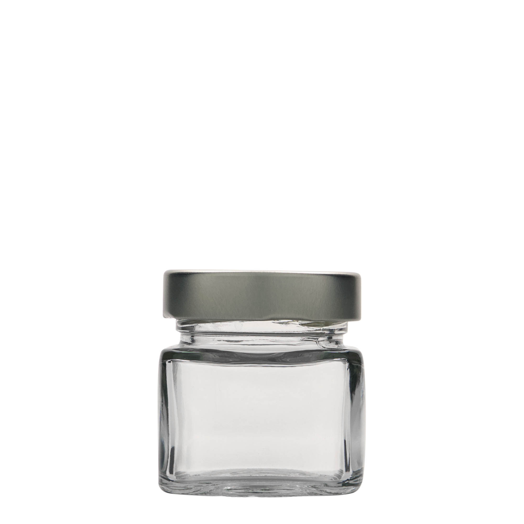 106 ml Verre carré « Ikarus », ouverture : Deep-Twist-Off (DTO 58)