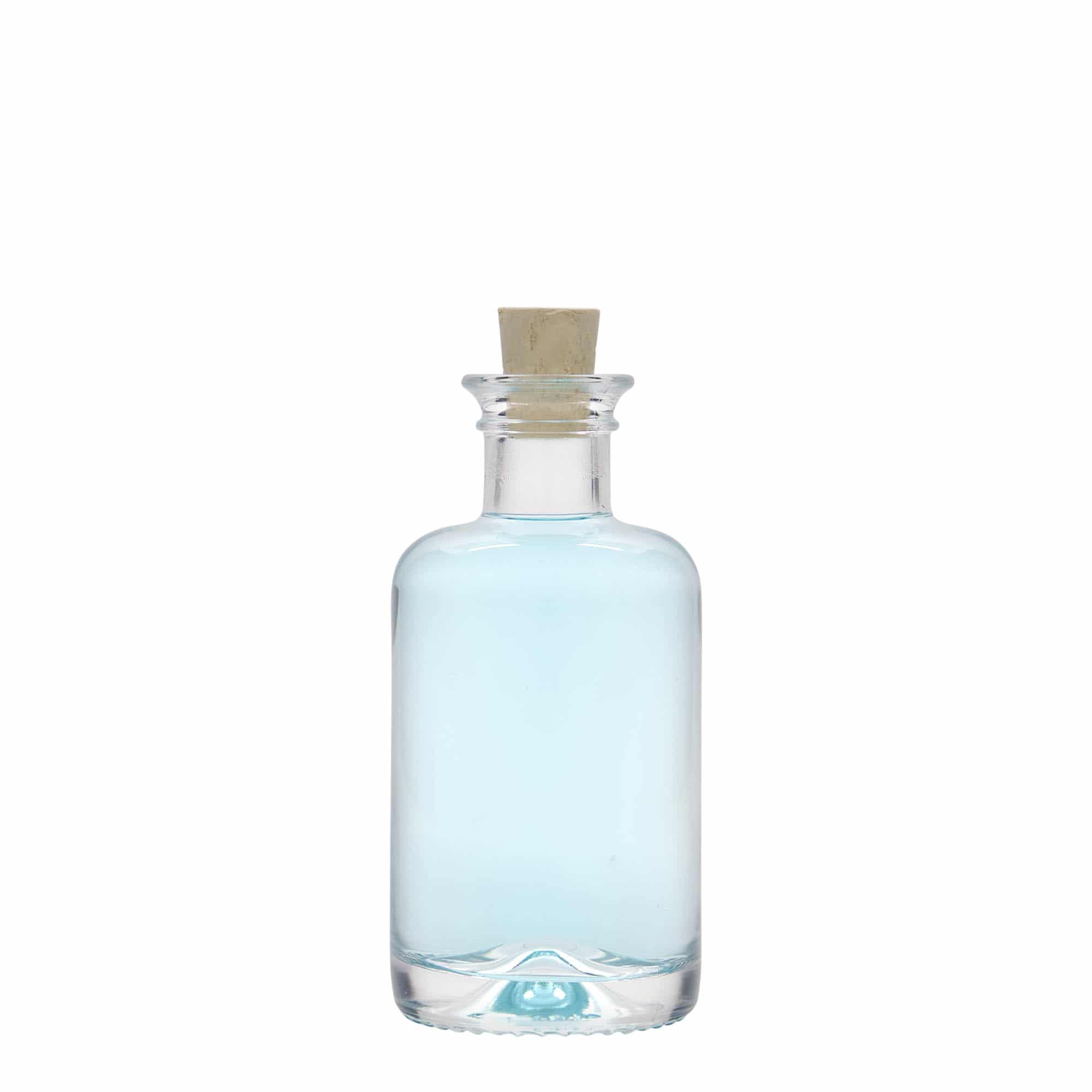 Flacon en verre 100 ml pharmacien, ouverture : liège