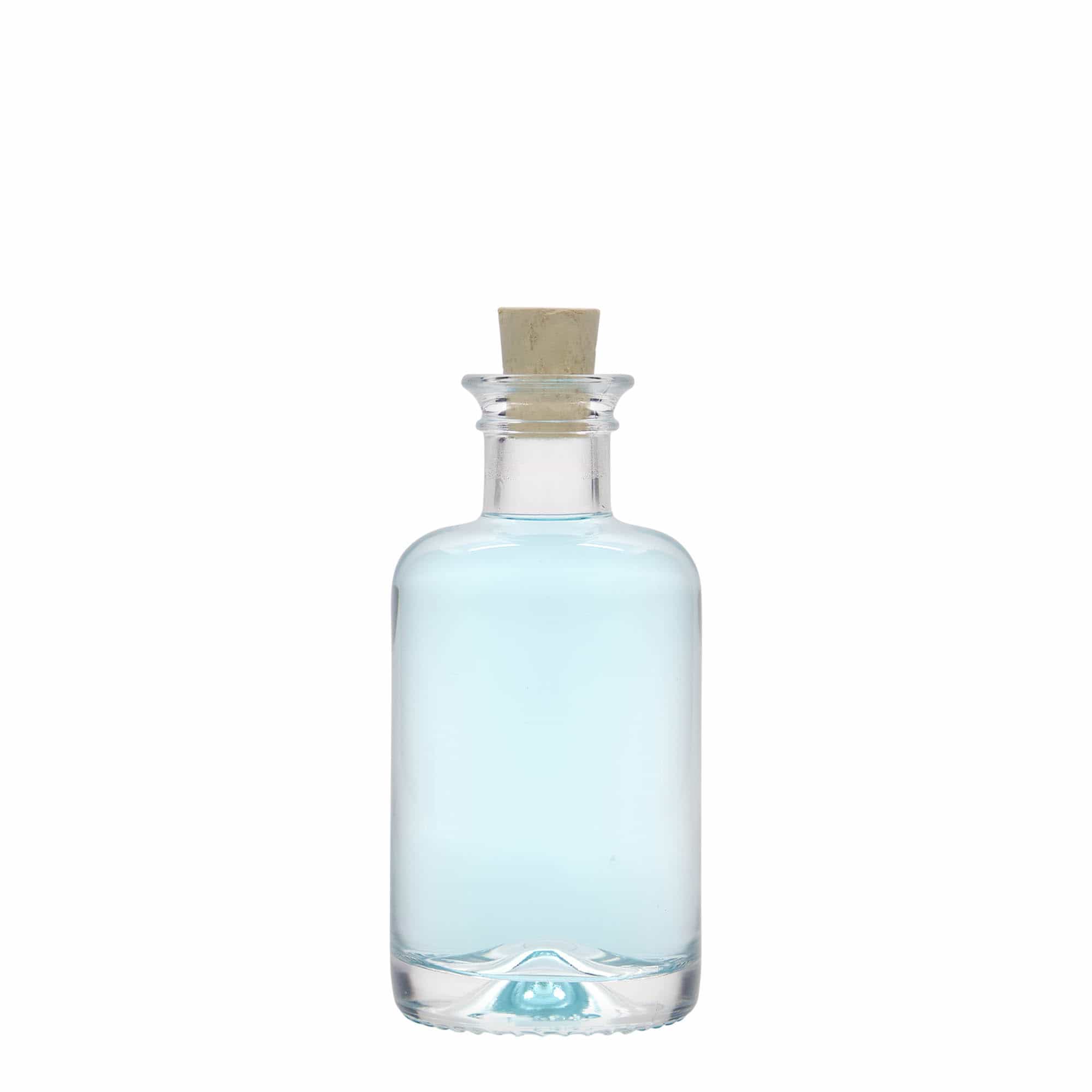 Flacon en verre 100 ml pharmacien, ouverture : liège
