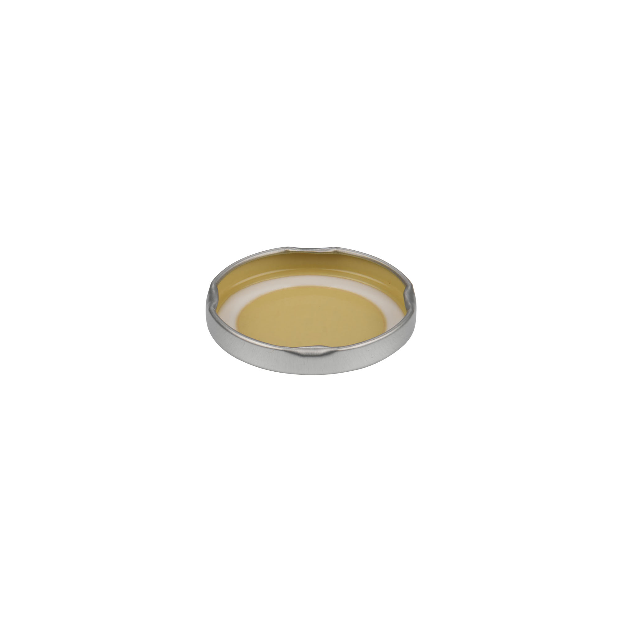 Bouchon à visser, tôle blanche, argenté, pour ouverture : TO 48 Bouchon à visser, tôle blanche, argenté, pour ouverture : TO 48