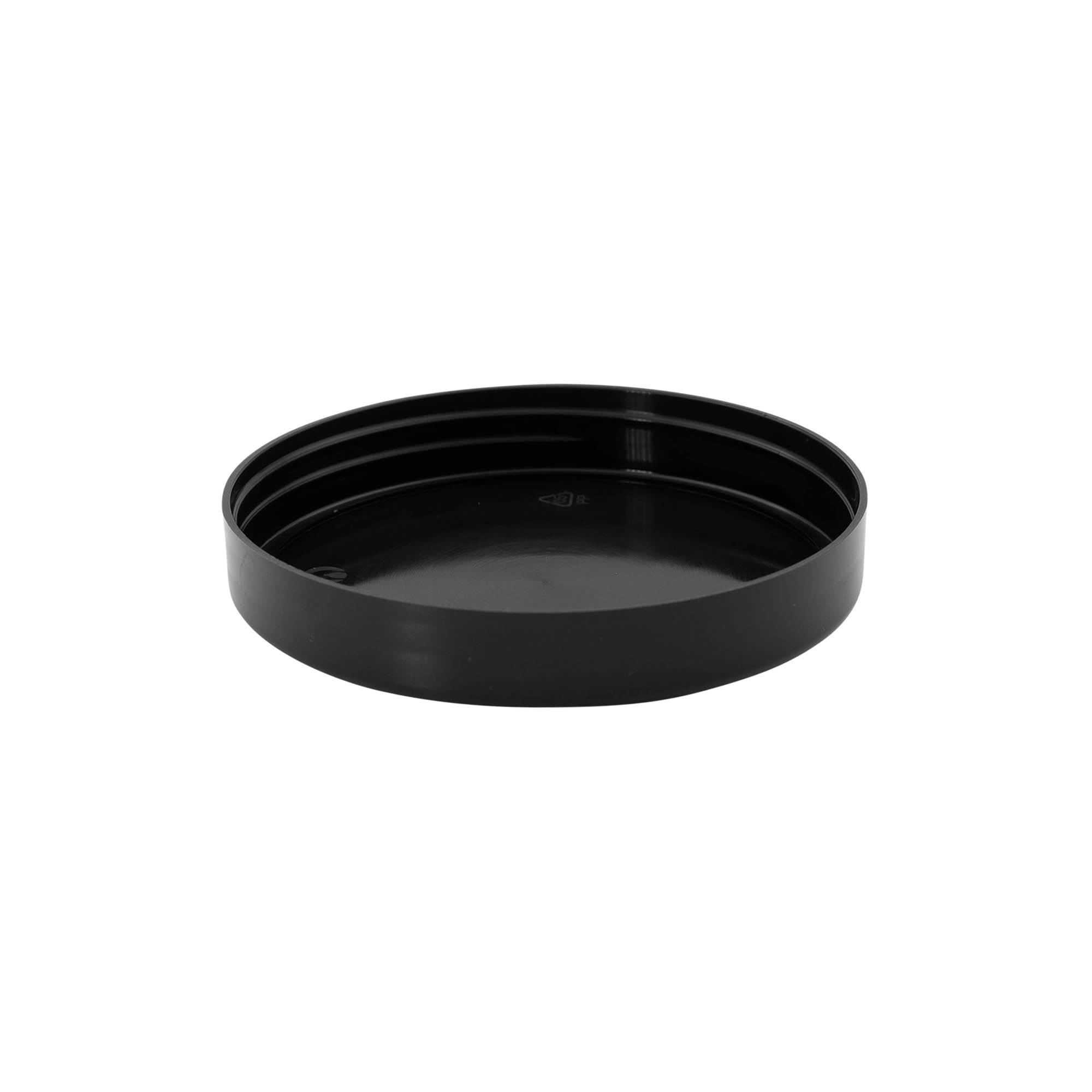 Bouchon à vis, plastique PP, noir, pour ouverture : 100/400