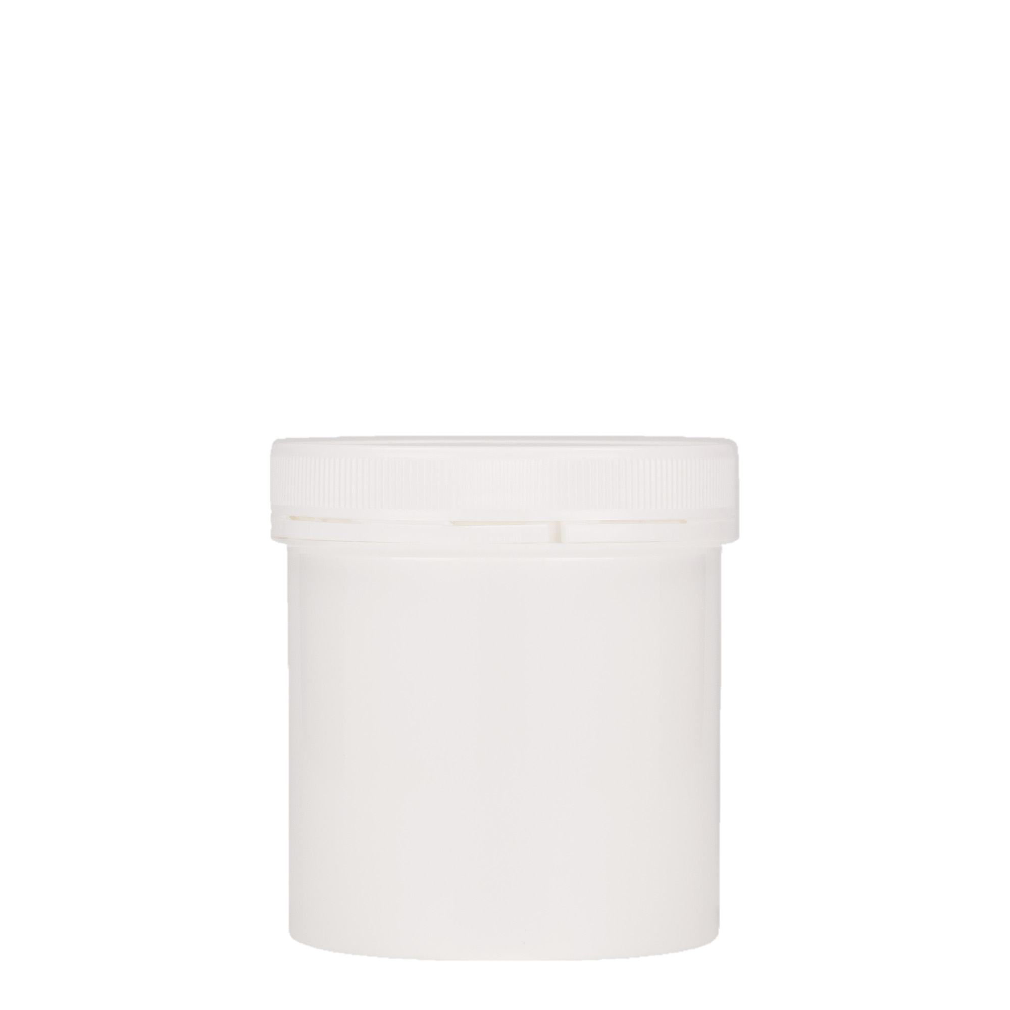 250 ml boîte en plastique 'Securilock', PP, blanc, ouverture : bouchon à vis