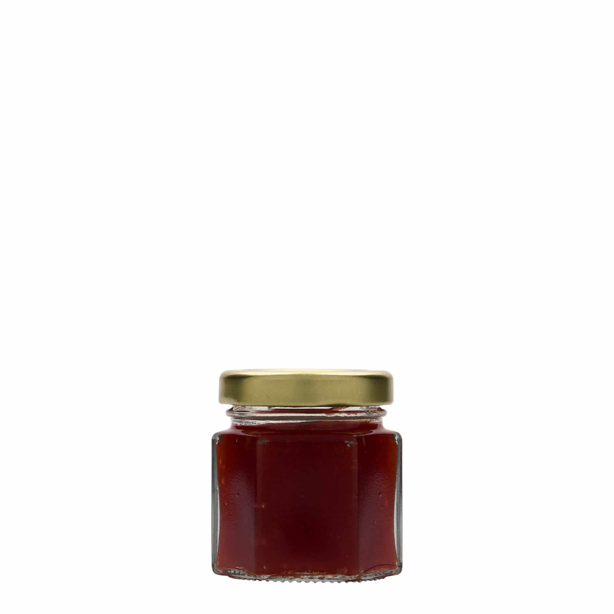 47 ml pot hexagonal, ouverture : Twist-Off (TO 43)