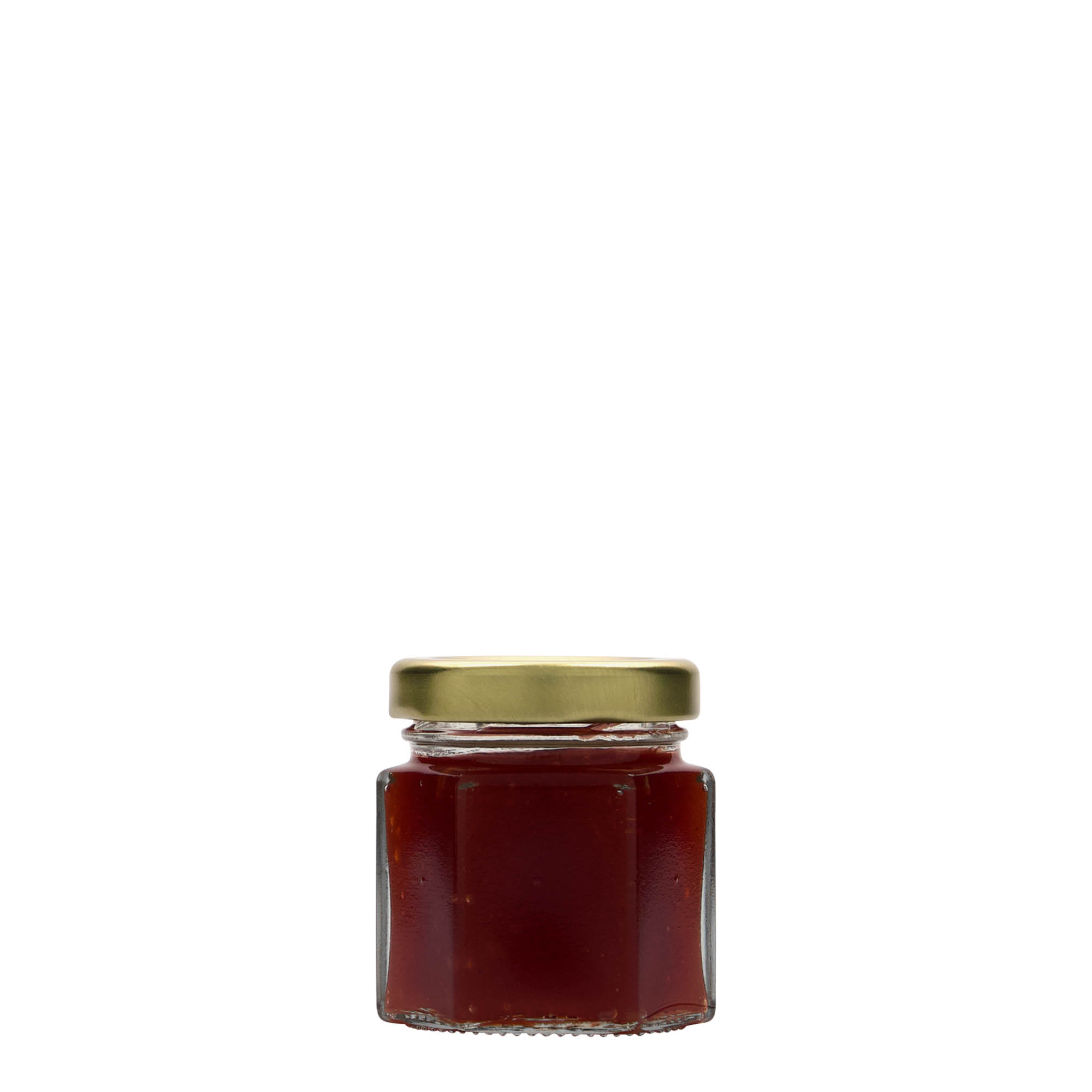 47 ml pot hexagonal, ouverture : Twist-Off (TO 43)