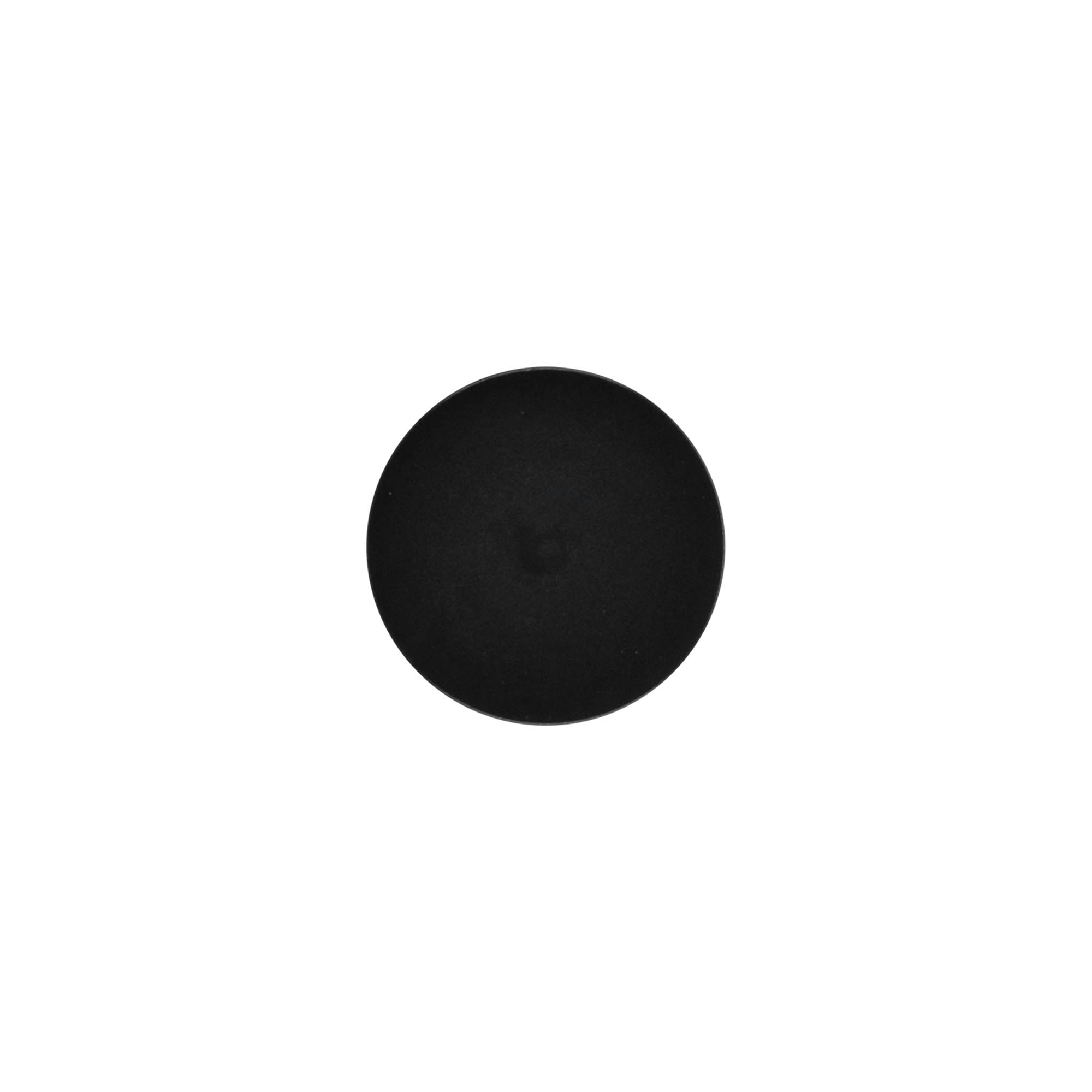 Bouchon à vis pour 30 ml 'Antonella', plastique PP, noir