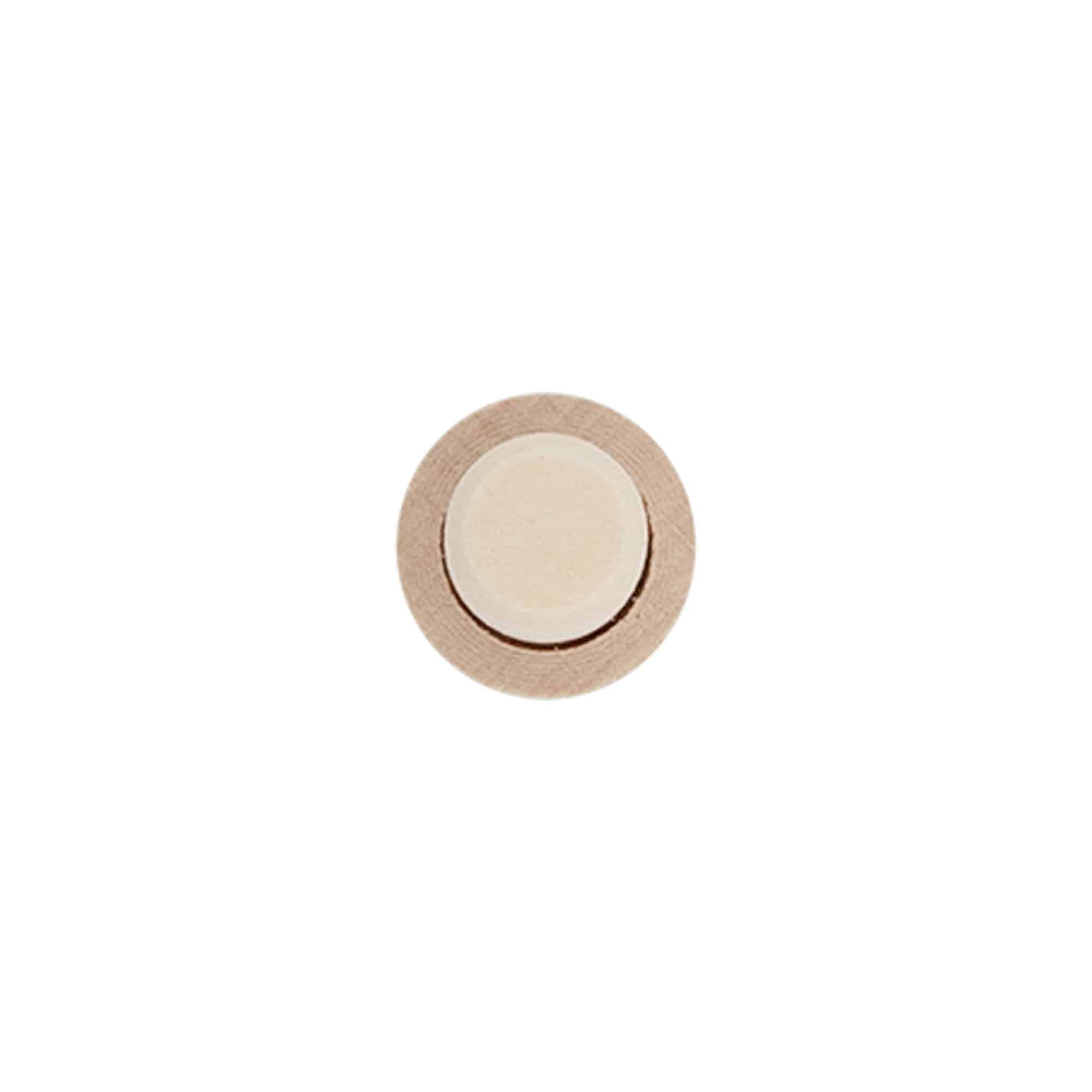 Bouchon à prise 14 mm, bois/plastique, pour embouchure : liège Bouchon à prise 14 mm, bois/plastique, pour embouchure : liège