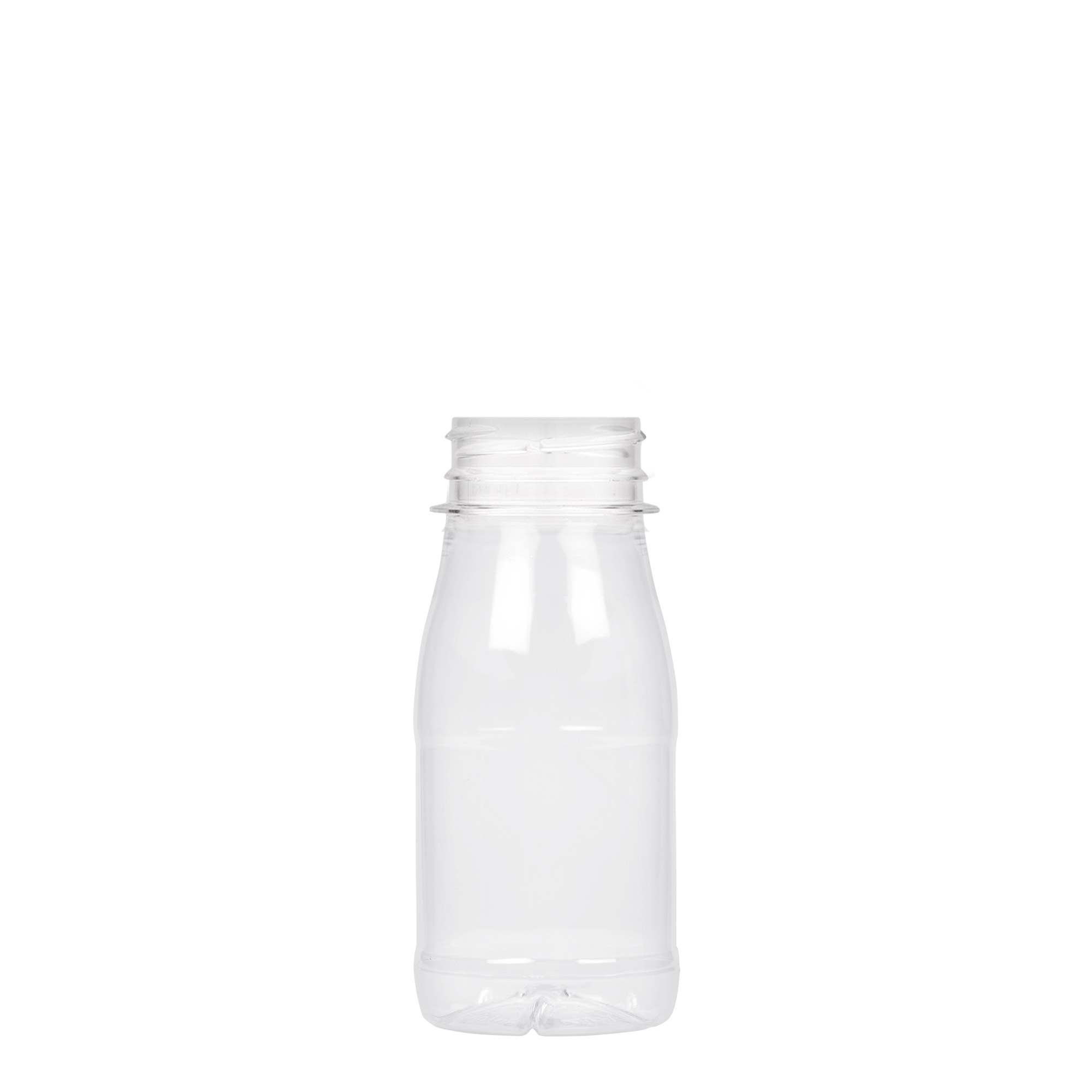 Bouteille PET 150 ml « Milk and Juice », plastique, ouverture : 38 mm Bouteille PET 150 ml « Milk and Juice », plastique, ouverture : 38 mm