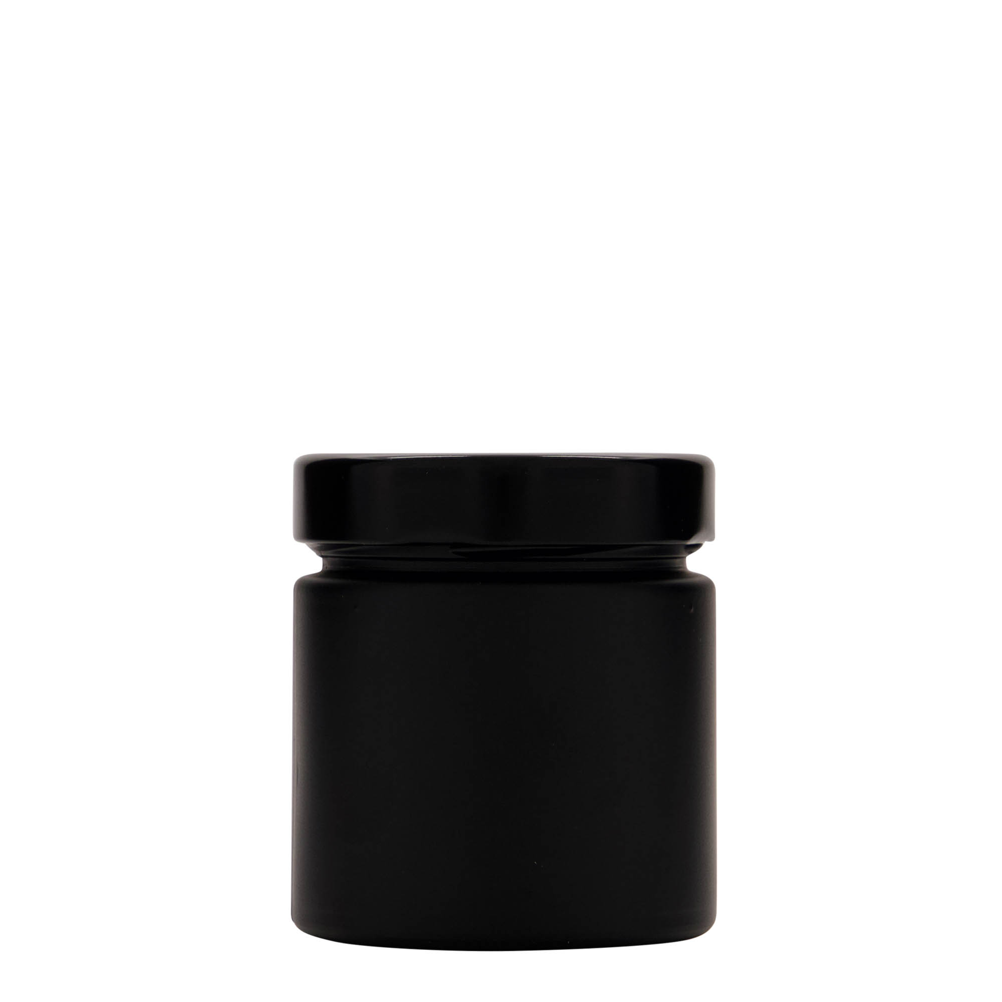 Verre rond 220 ml « Aurora », noir, ouverture : Deep-Twist-Off (DTO 66)