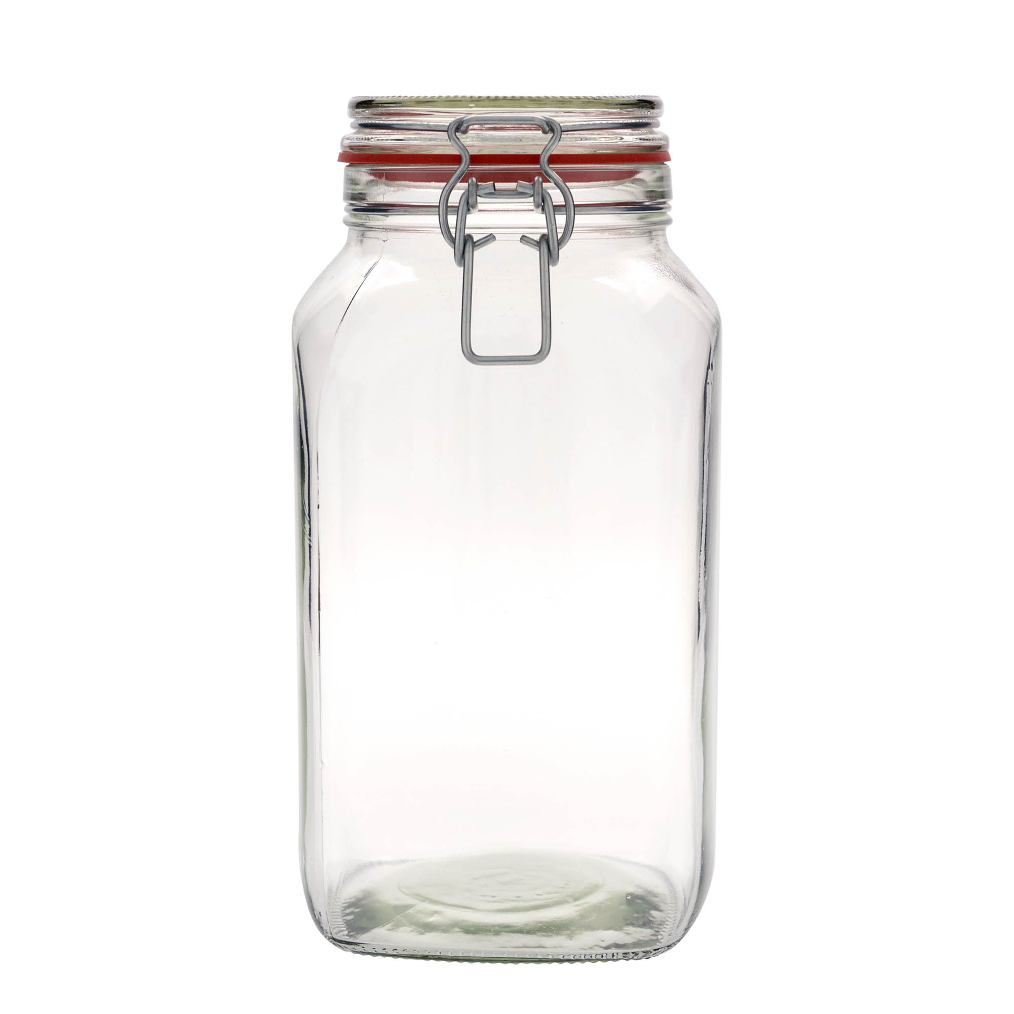 2,590 ml bocal avec fermeture à levier #, carré, ouverture : fermeture à levier 2,590 ml bocal avec fermeture à levier #, carré, ouverture : fermeture à levier