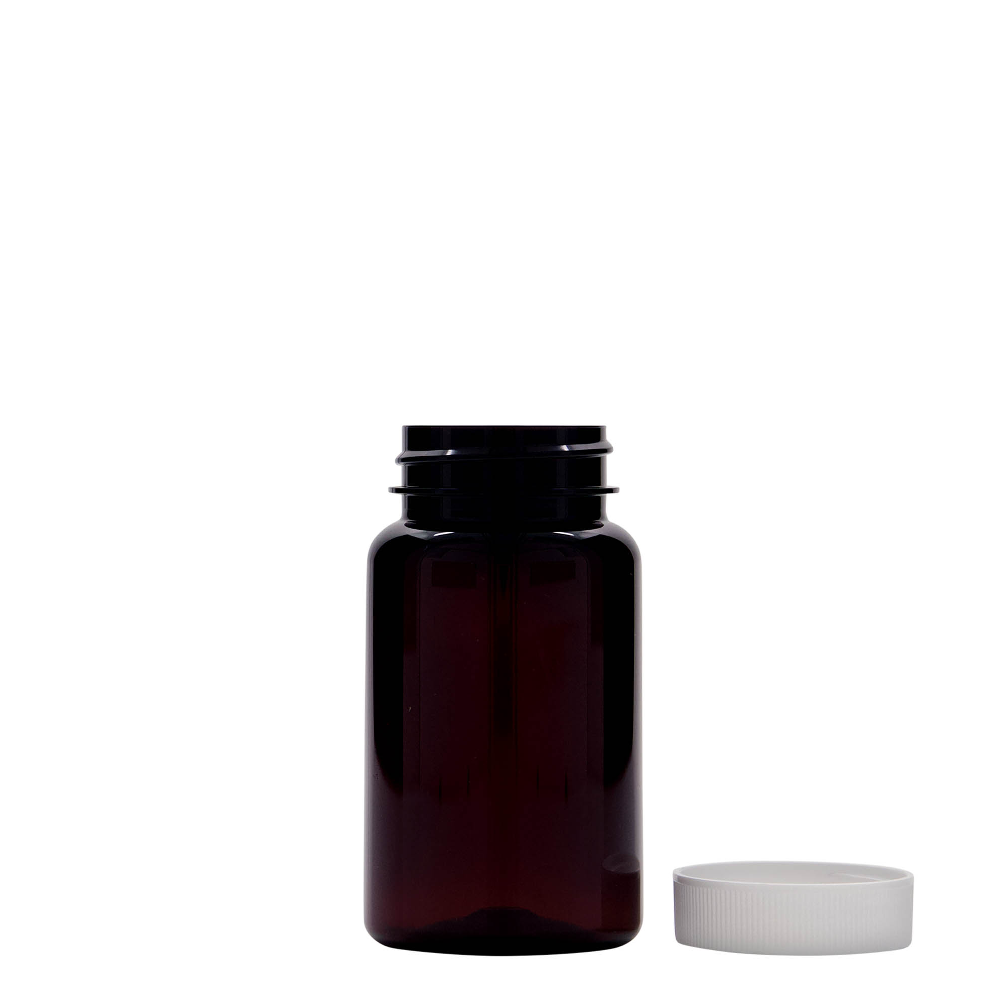 100 ml flacon PET, plastique, brun, ouverture : 38/400 100 ml flacon PET, plastique, brun, ouverture : 38/400