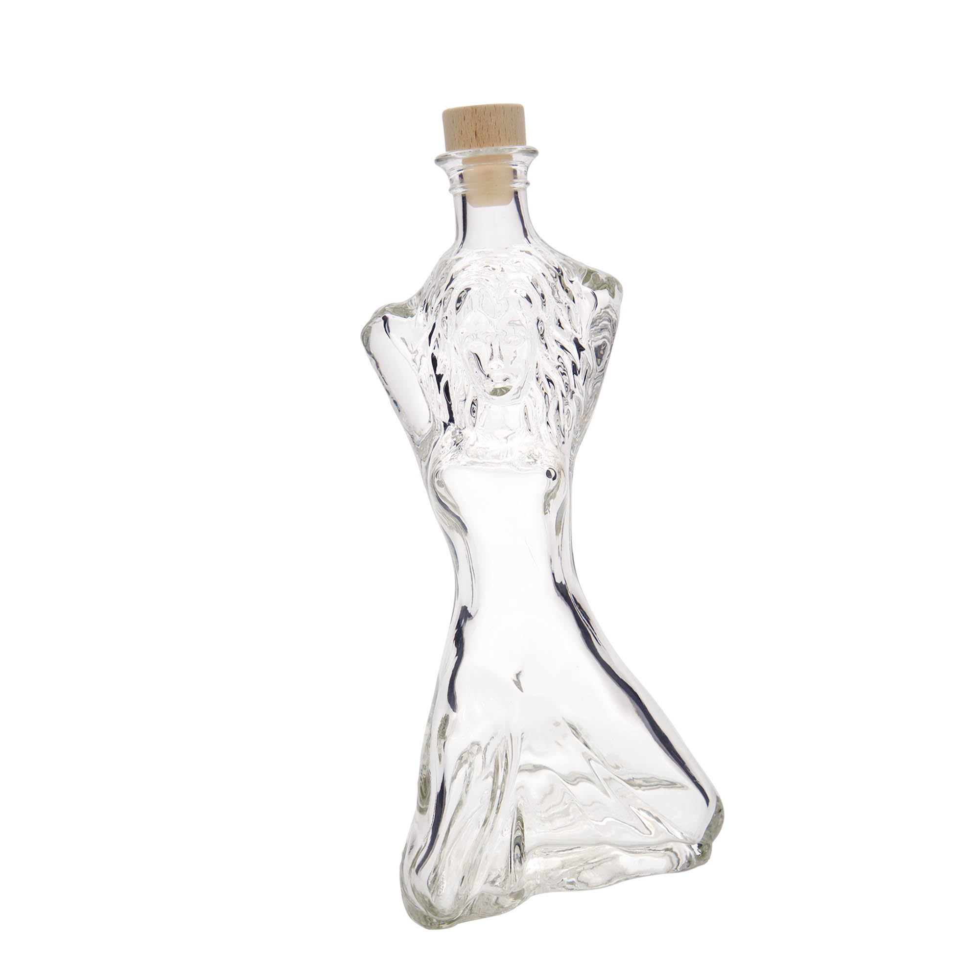 Bouteille en verre 350 ml 'Lexy', ouverture : bouchon en liège Bouteille en verre 350 ml 'Lexy', ouverture : bouchon en liège