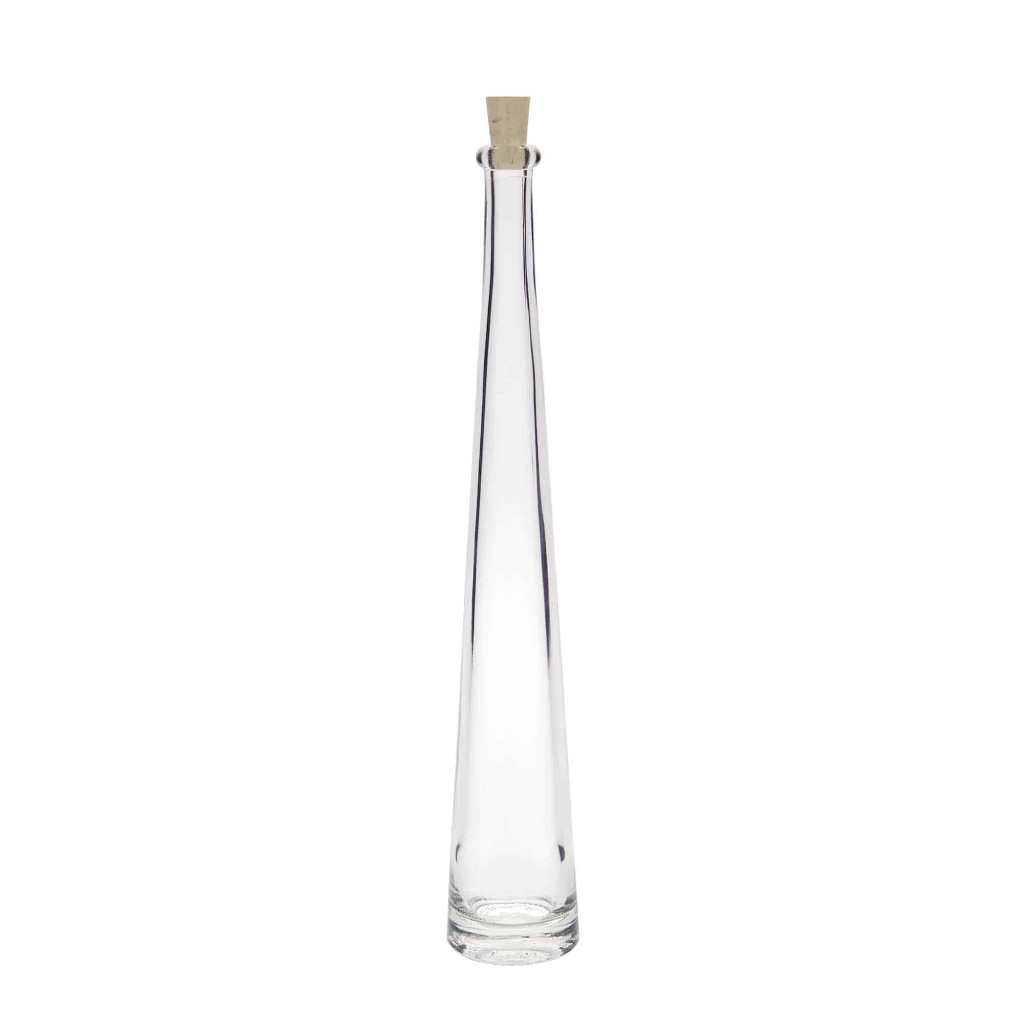 Flacon en verre 100 ml 'Dama Rondo', ouverture : liège