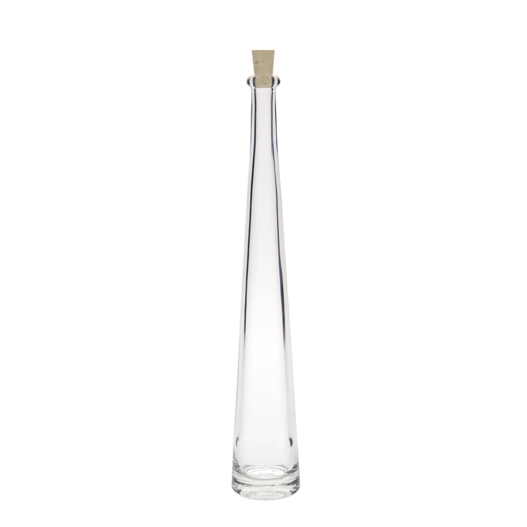 Flacon en verre 100 ml 'Dama Rondo', ouverture : liège Flacon en verre 100 ml 'Dama Rondo', ouverture : liège