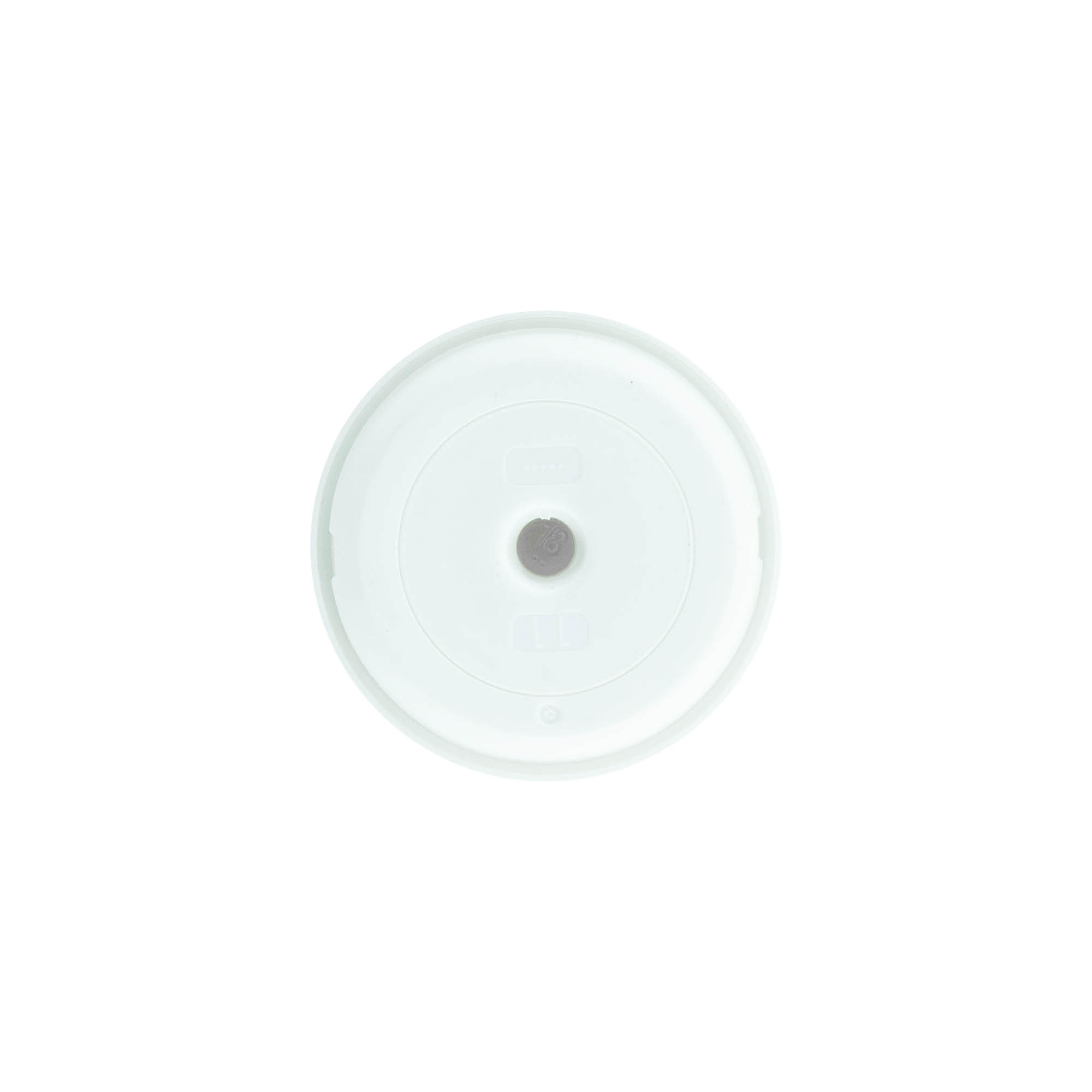 Flacon airless tête de pompe 'Mezzo', plastique PP, argenté