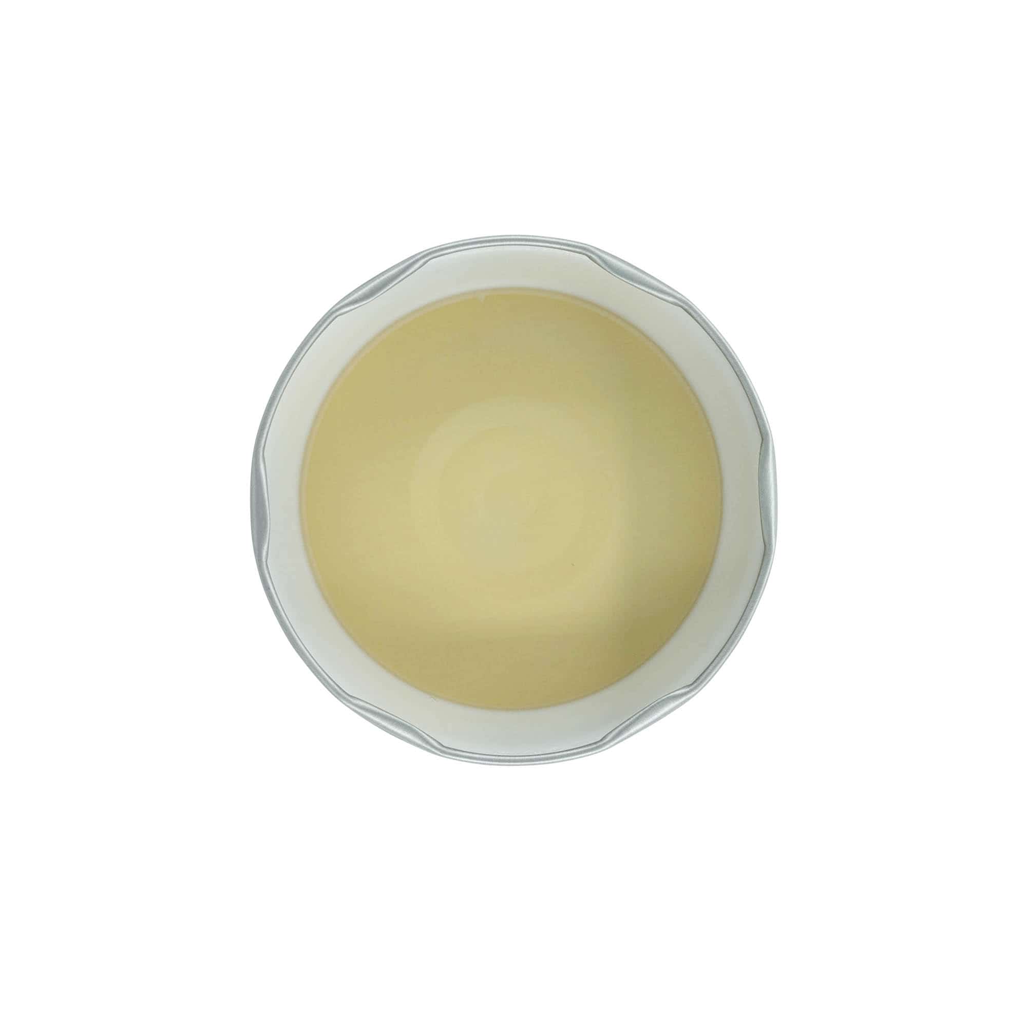 Bouchon à visser Deep-Twist-Off, tôle blanche, argenté, pour ouverture : Deep-TO 82