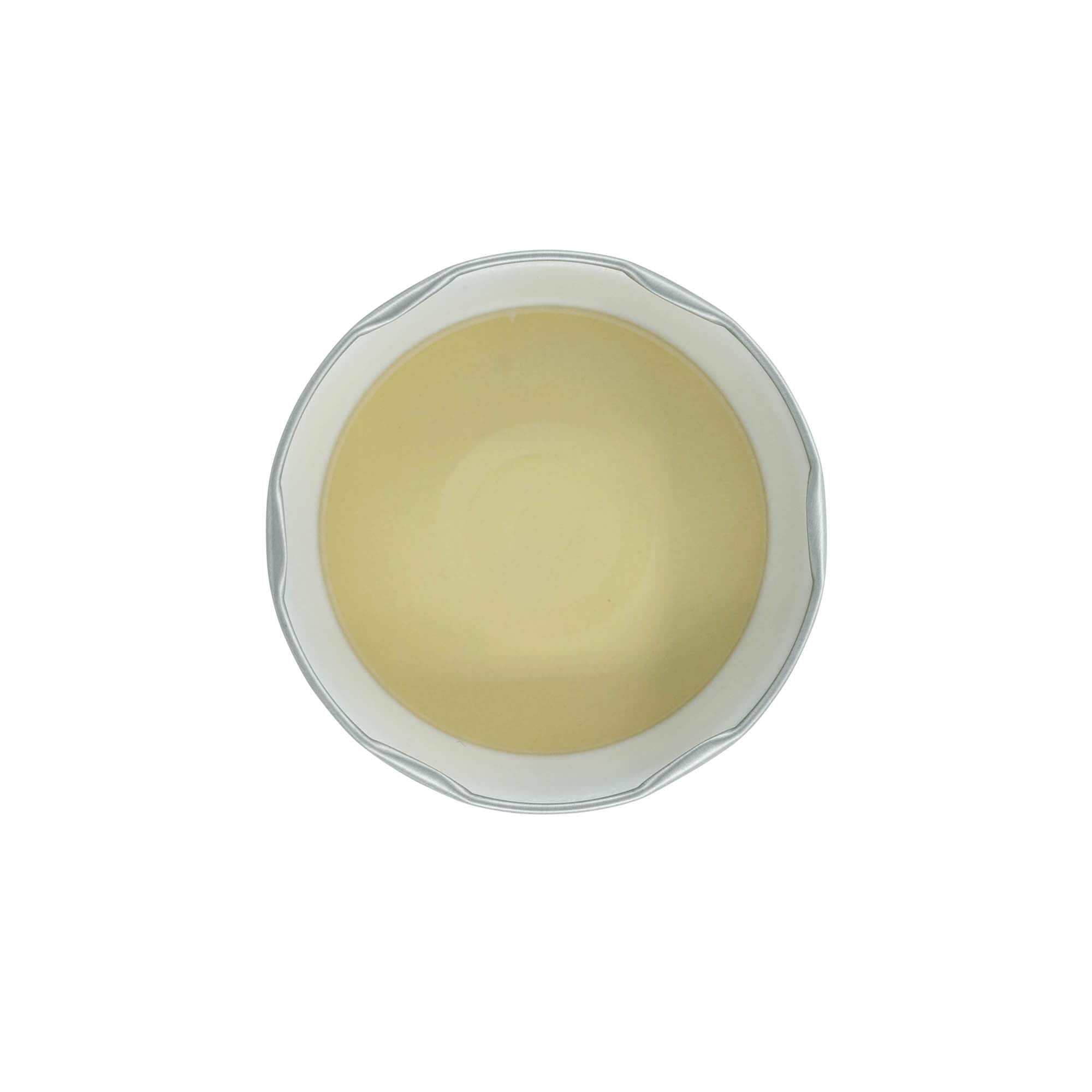 Bouchon à visser Deep-Twist-Off, tôle blanche, argenté, pour ouverture : Deep-TO 82