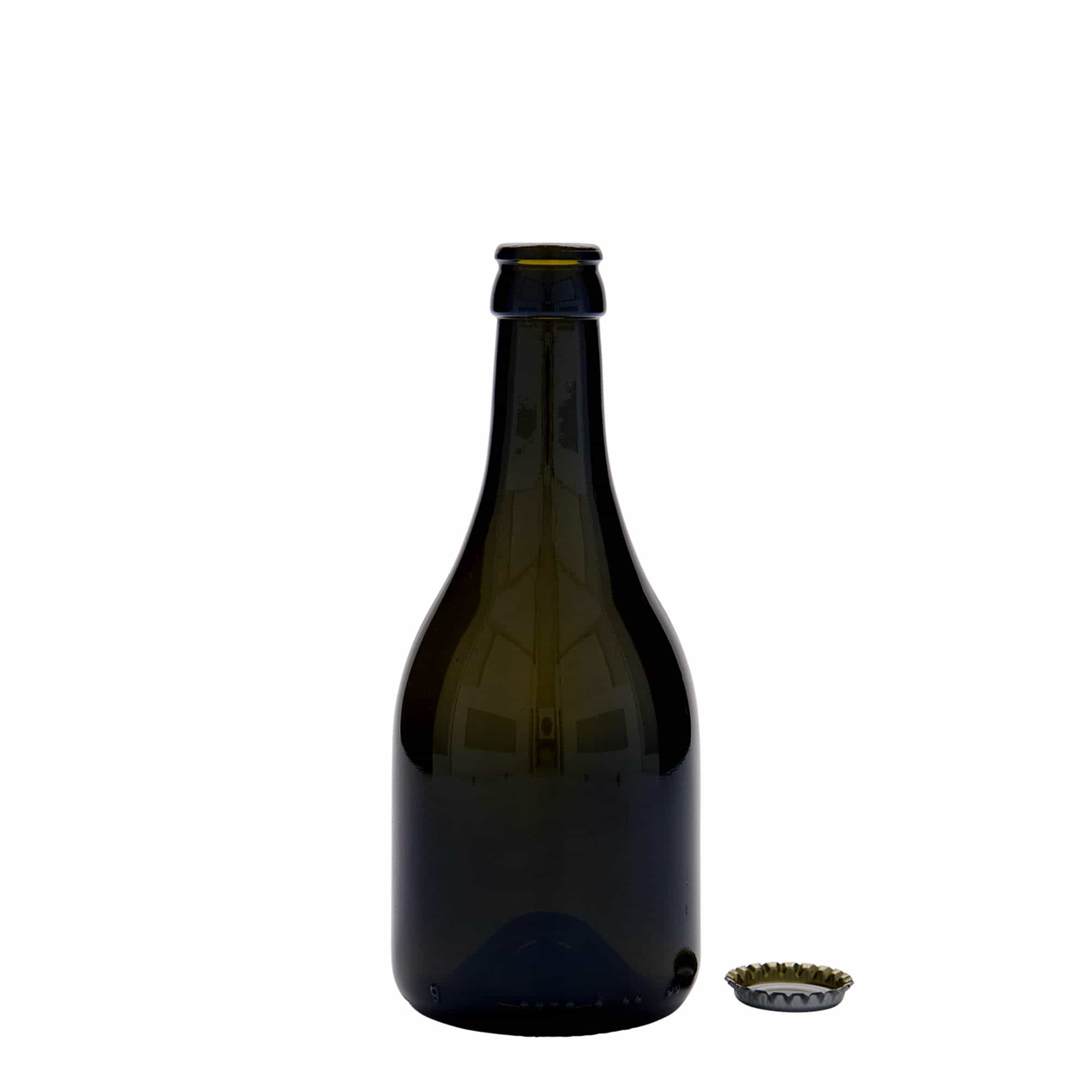 Bouteille de bière 330 ml 'Horta', verre, vert antique, ouverture : capsule couronne