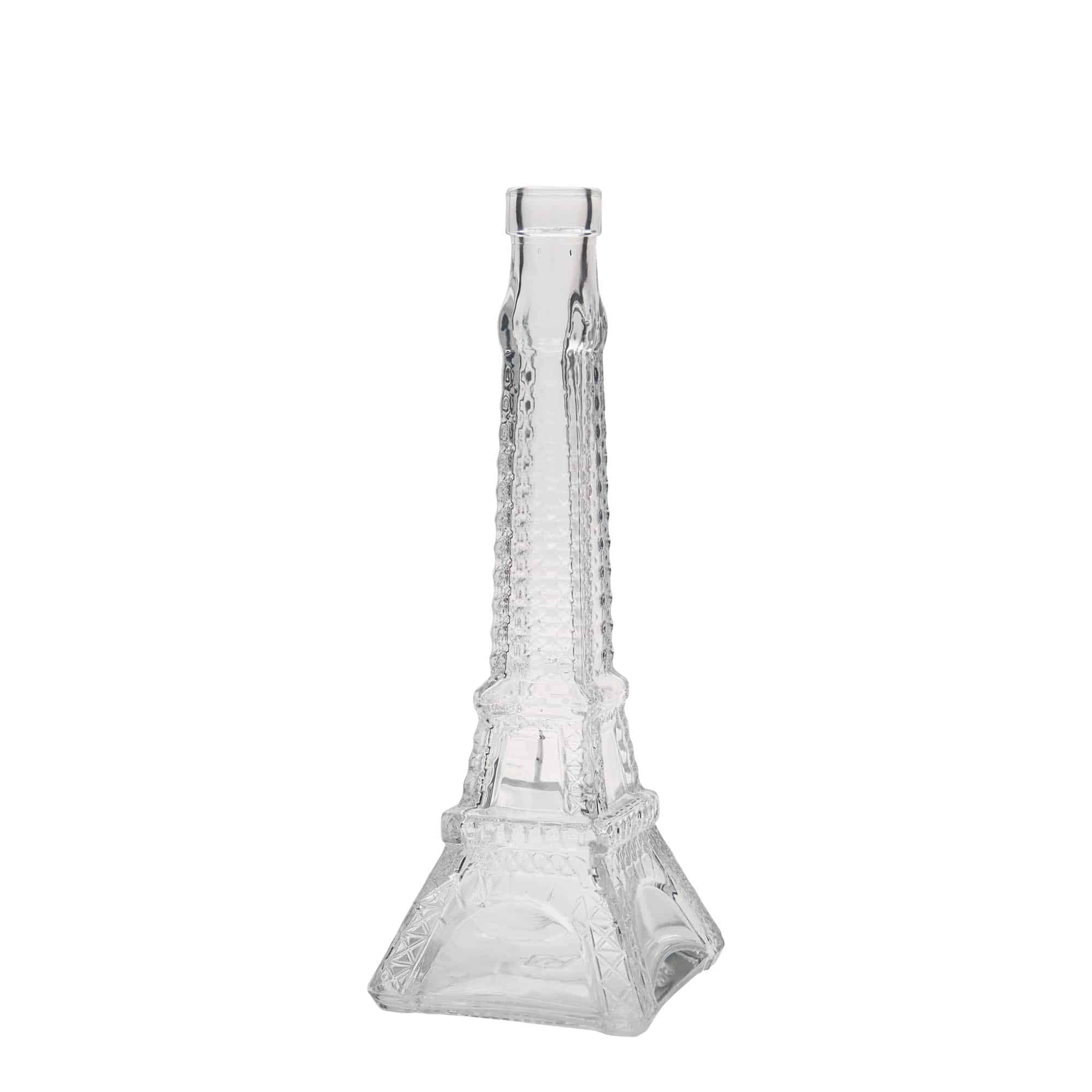 Flacon en verre 200 ml « Tour Eiffel », ouverture : bouchon en liège Flacon en verre 200 ml « Tour Eiffel », ouverture : bouchon en liège