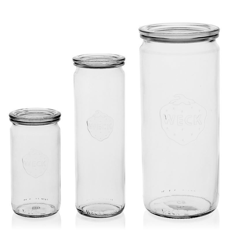 1.040 ml verre cylindrique WECK, ouverture : bord rond 1.040 ml verre cylindrique WECK, ouverture : bord rond