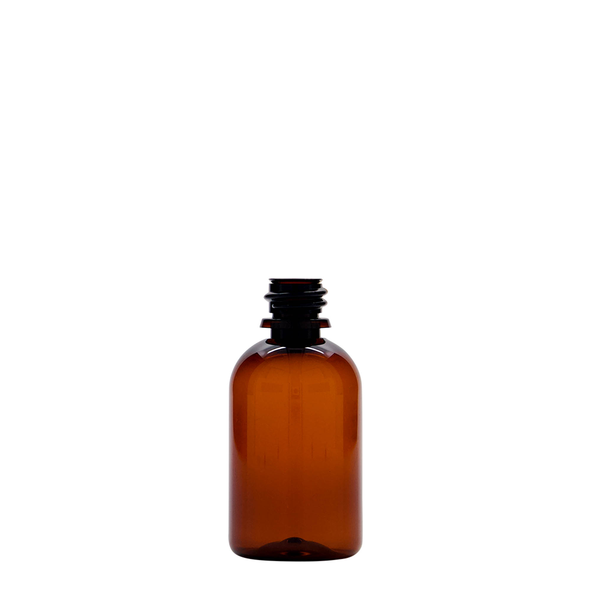 Flacon médical PET 50 ml « Easy Living », brun, plastique, ouverture : DIN 18