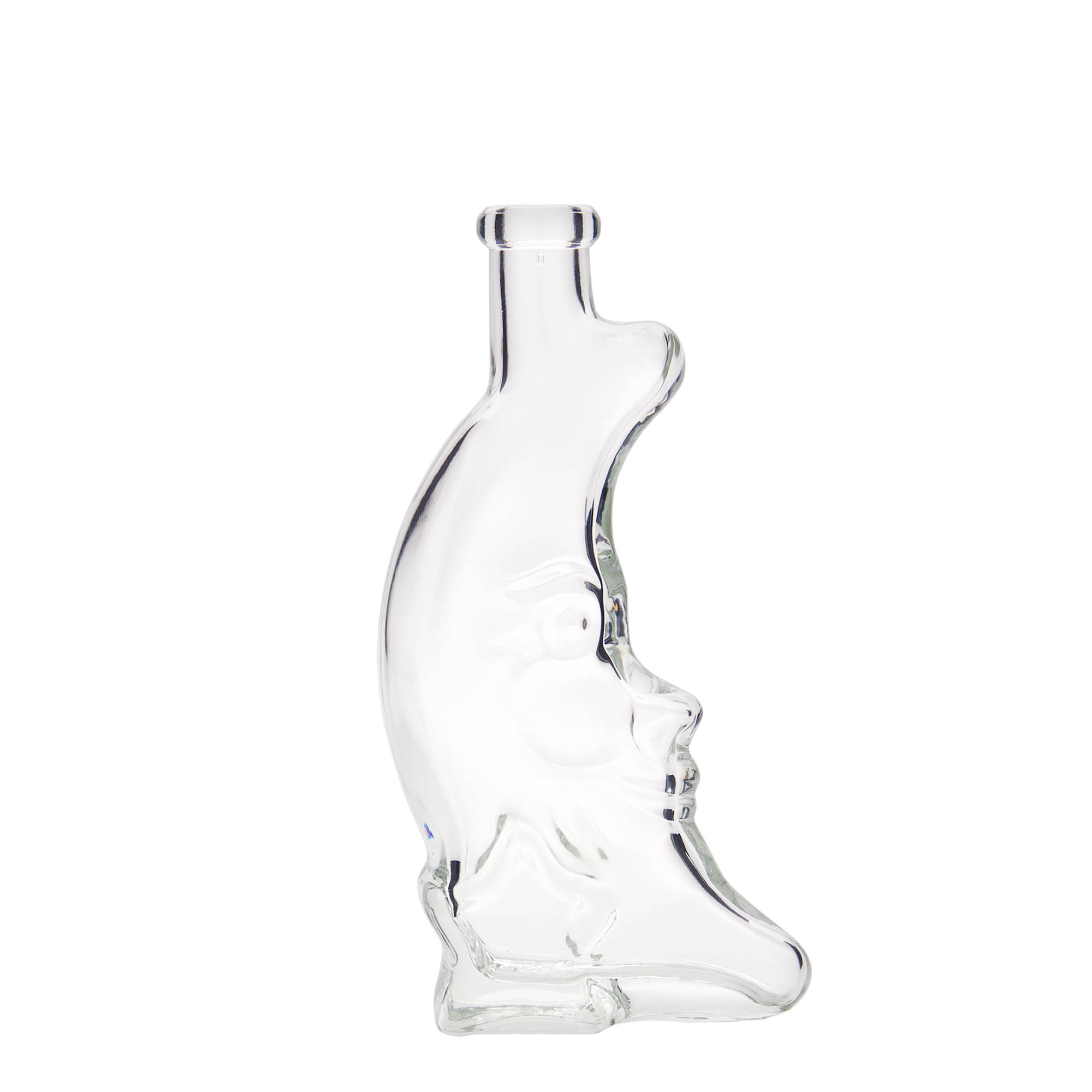 Flacon en verre 200 ml « Lune », ouverture : bouchon en liège