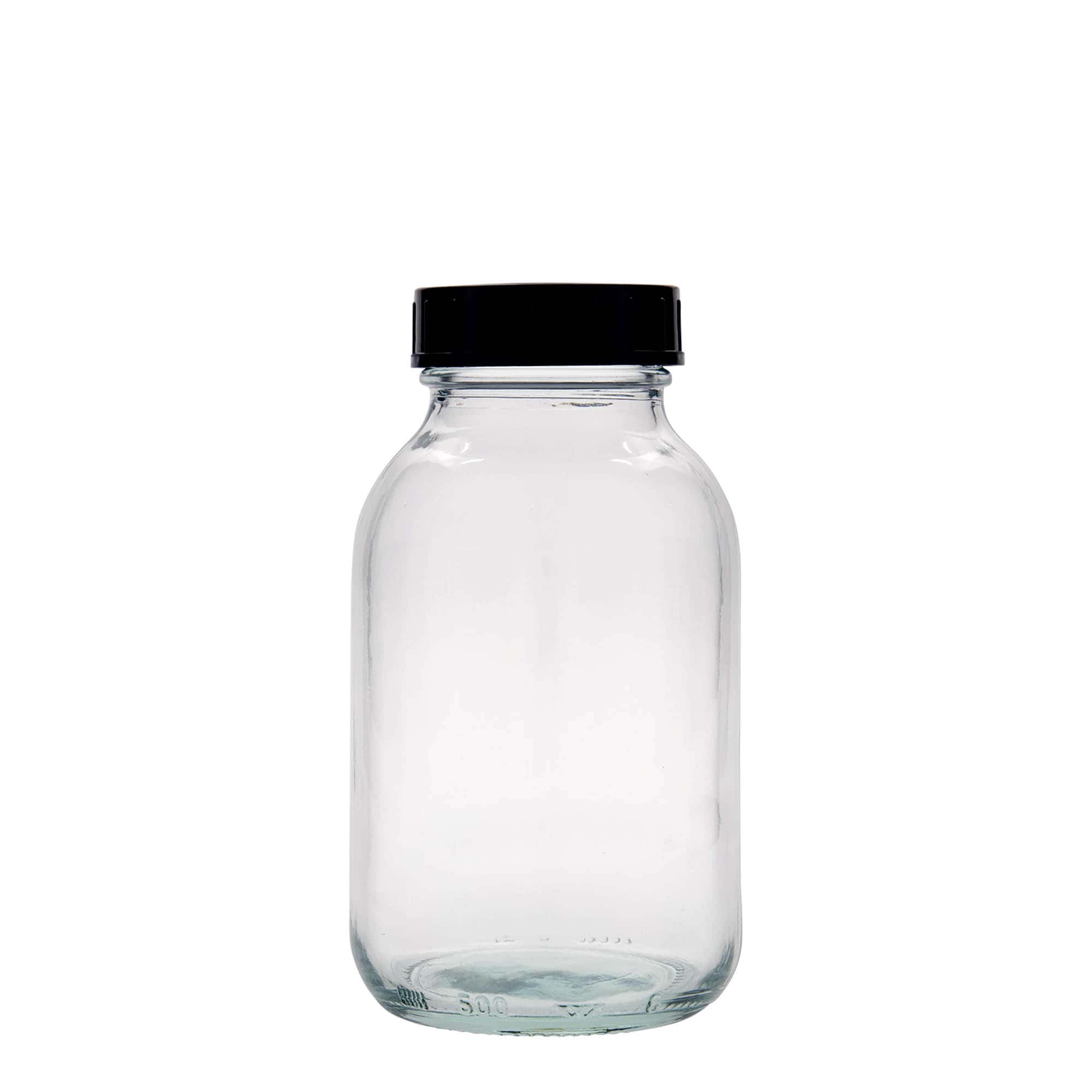 500 ml bocal à large ouverture, embouchure : DIN 55
