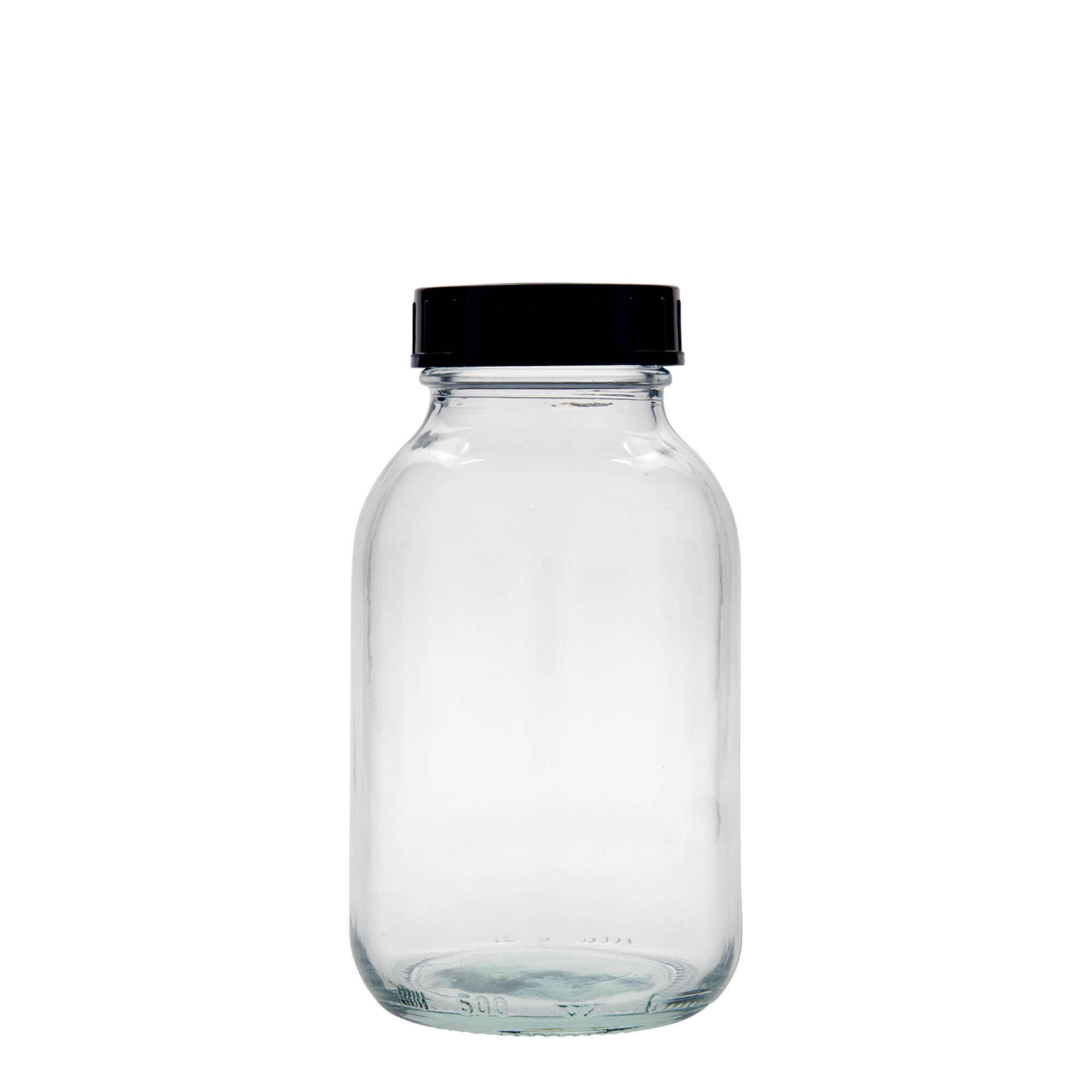 500 ml bocal à large ouverture, embouchure : DIN 55 500 ml bocal à large ouverture, embouchure : DIN 55