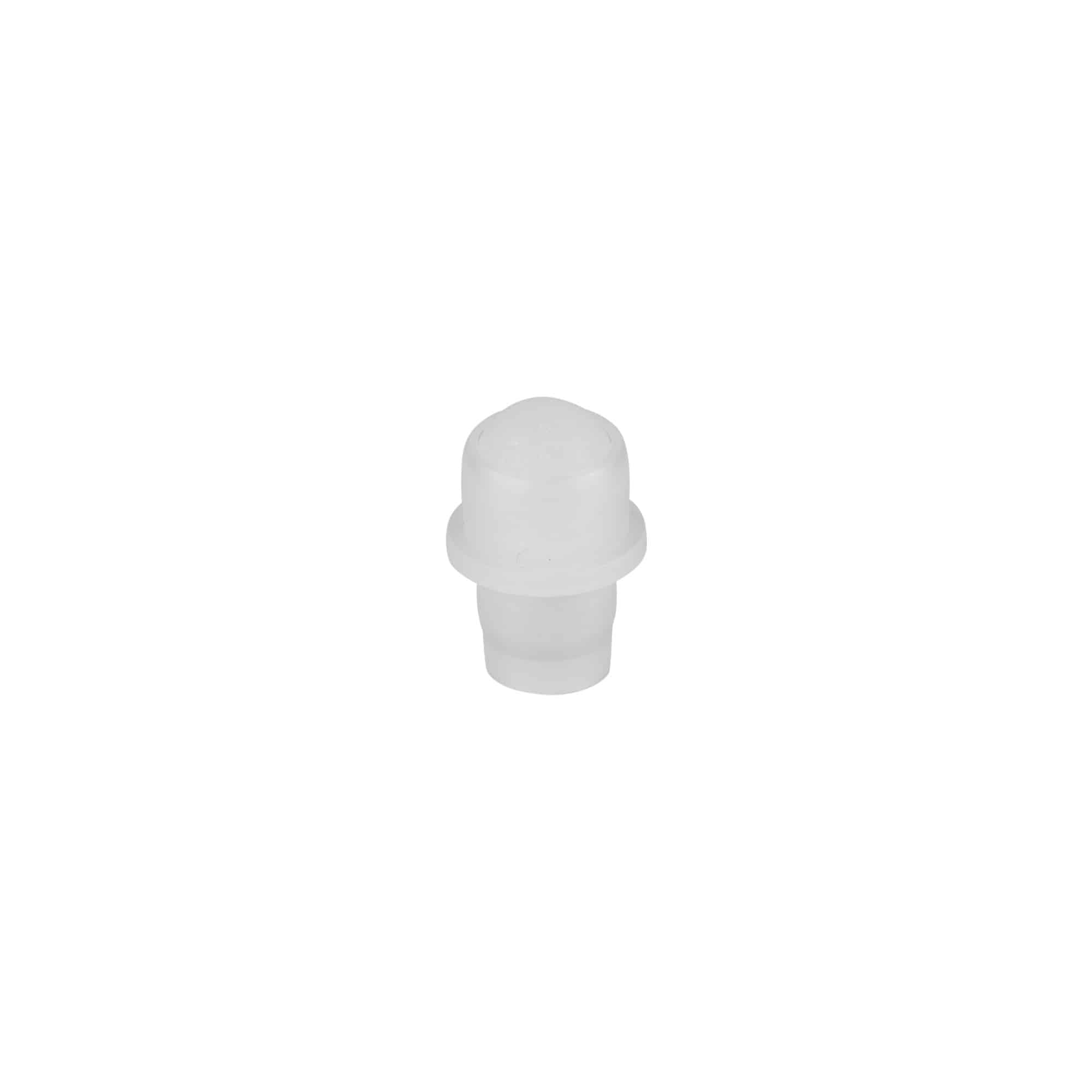 Embout pour flacon roll-on de 10 ml, plastique LDPE, naturel