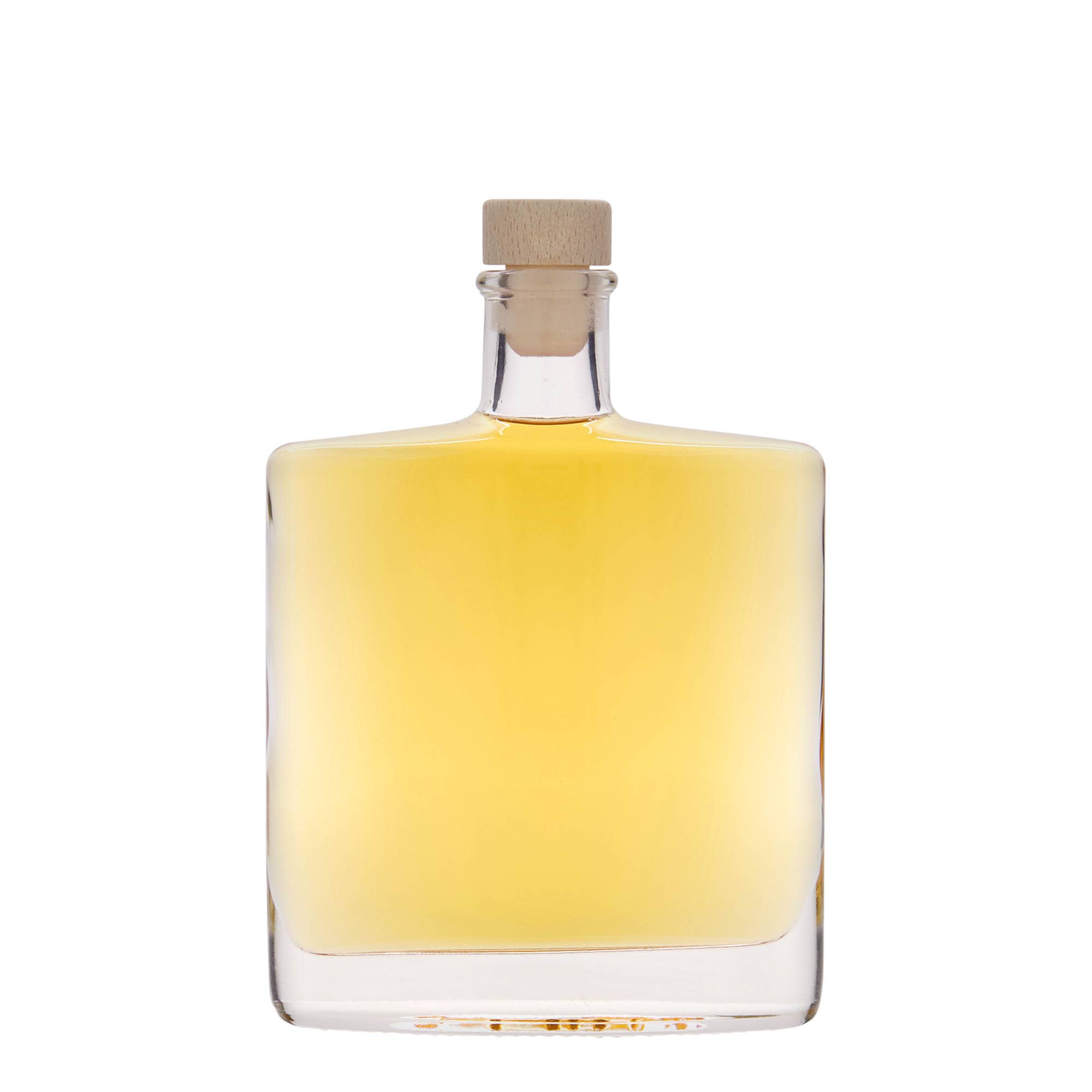 Bouteille en verre 350 ml 'Zorbas', ovale, bouchage: bouchon