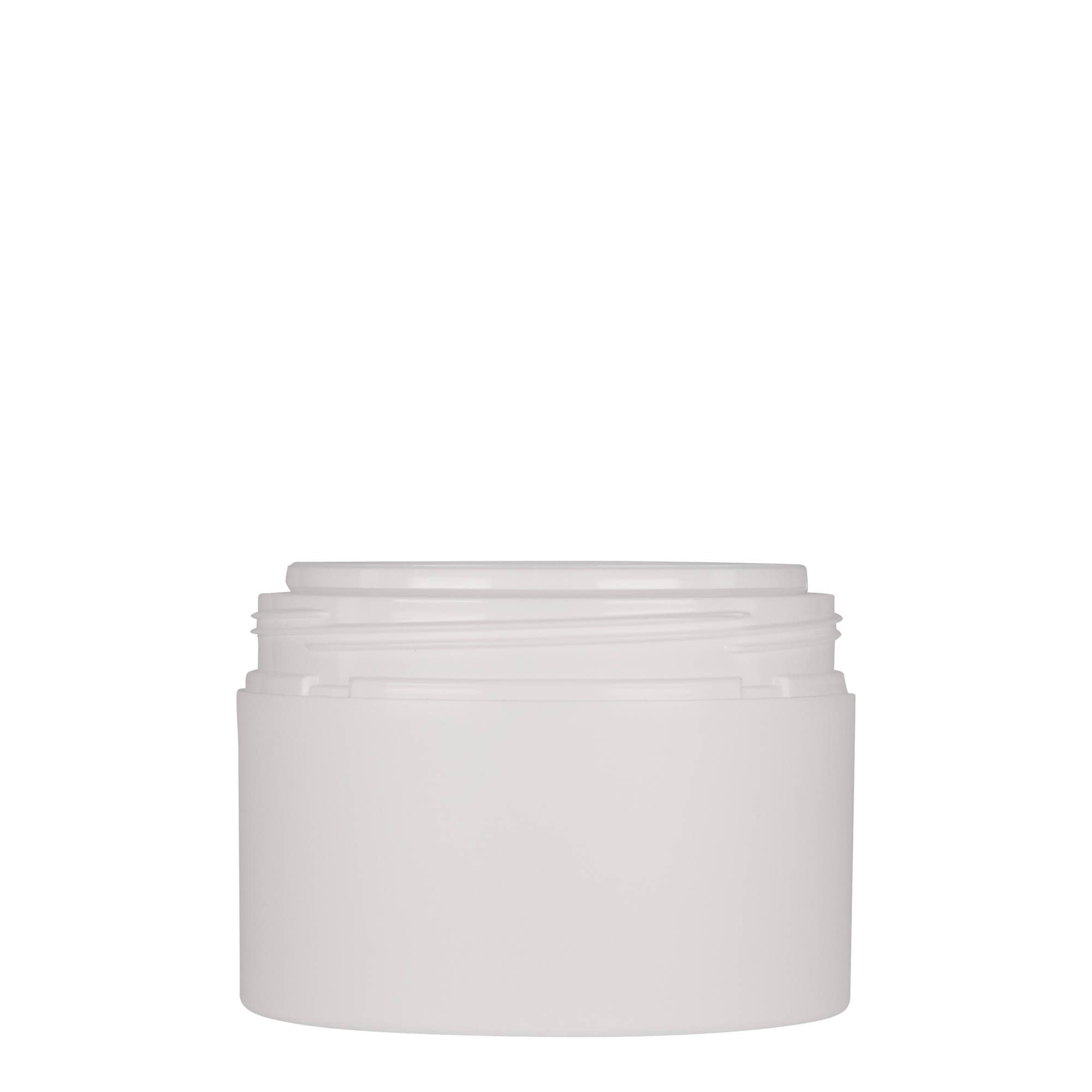 250 ml boîte en plastique 'Antonella', PP, blanc, ouverture : bouchon à vis