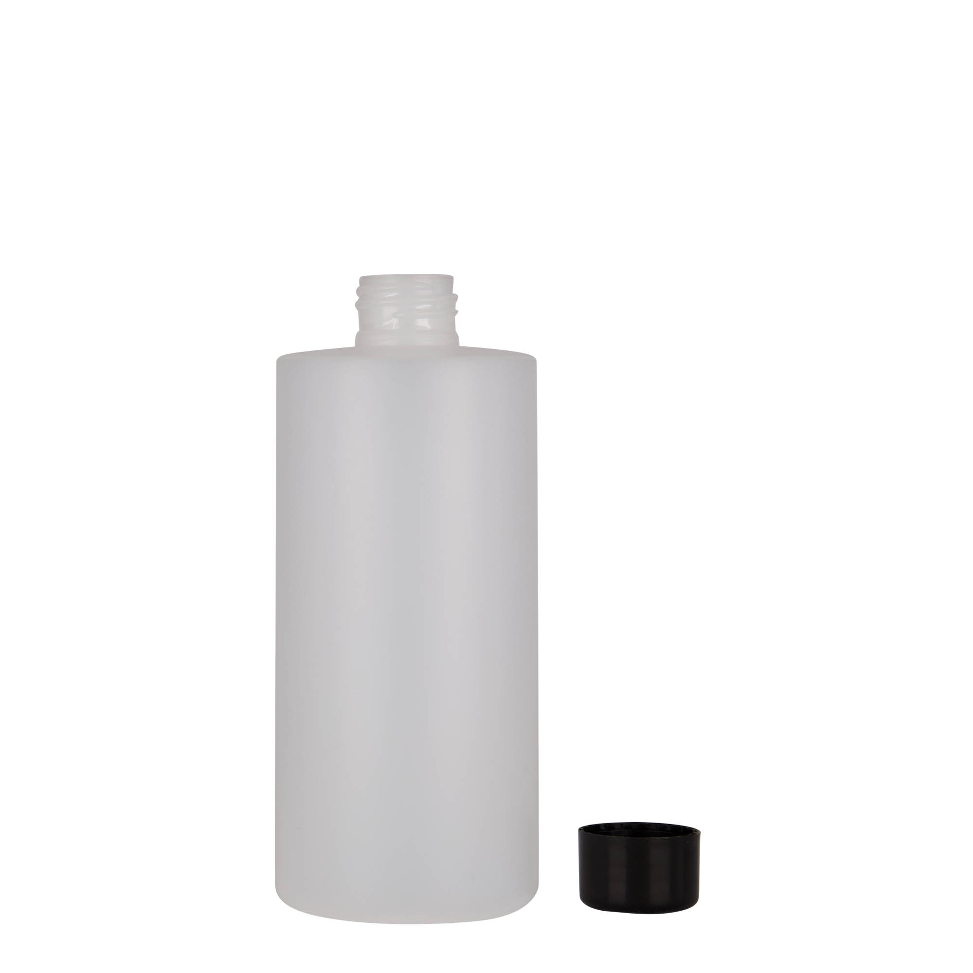 Flacon en plastique 300 ml 'Pipe', HDPE, blanc, ouverture : 24/410