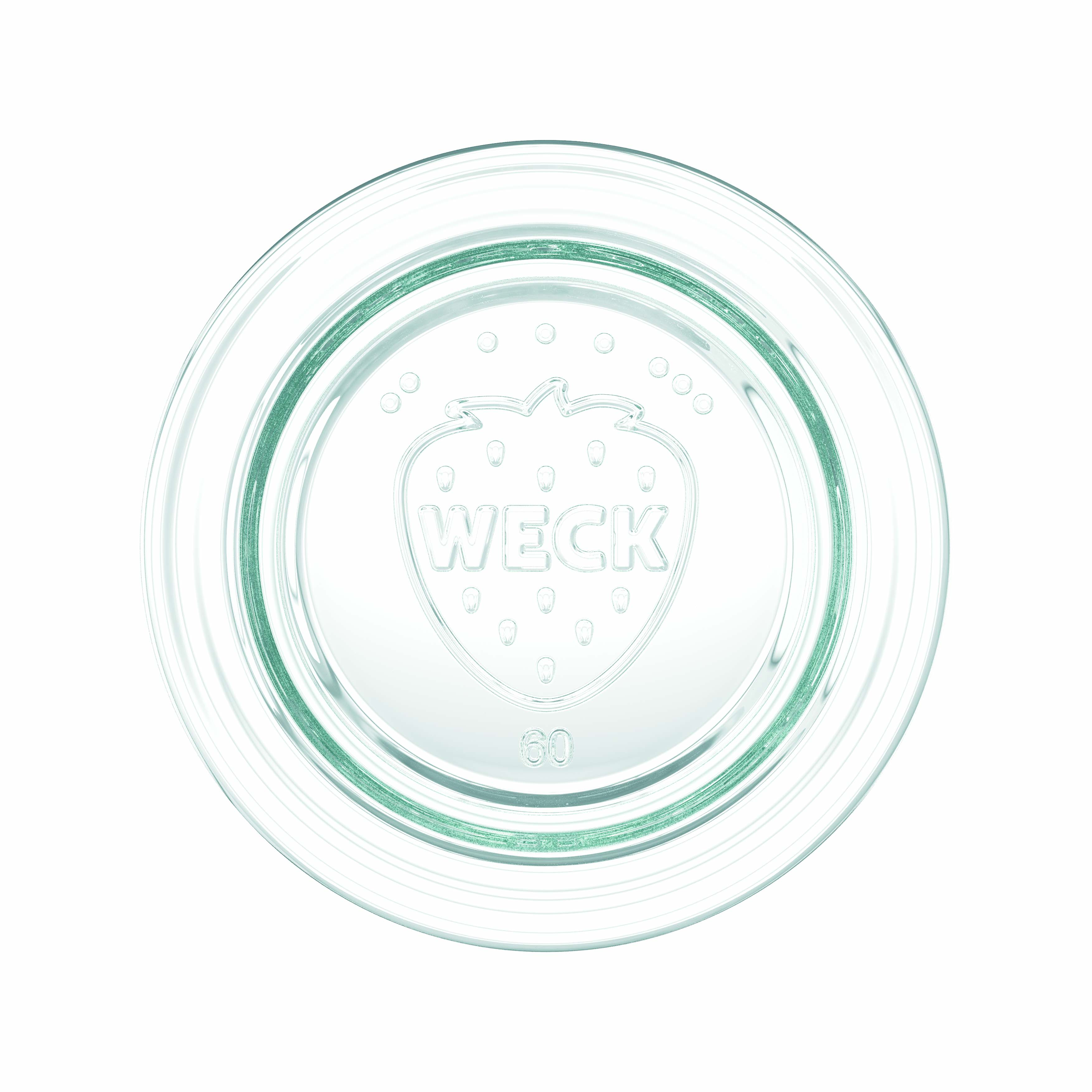 6x 1000 ml Bouteille à jus WECK avec couvercle en verre RR 60