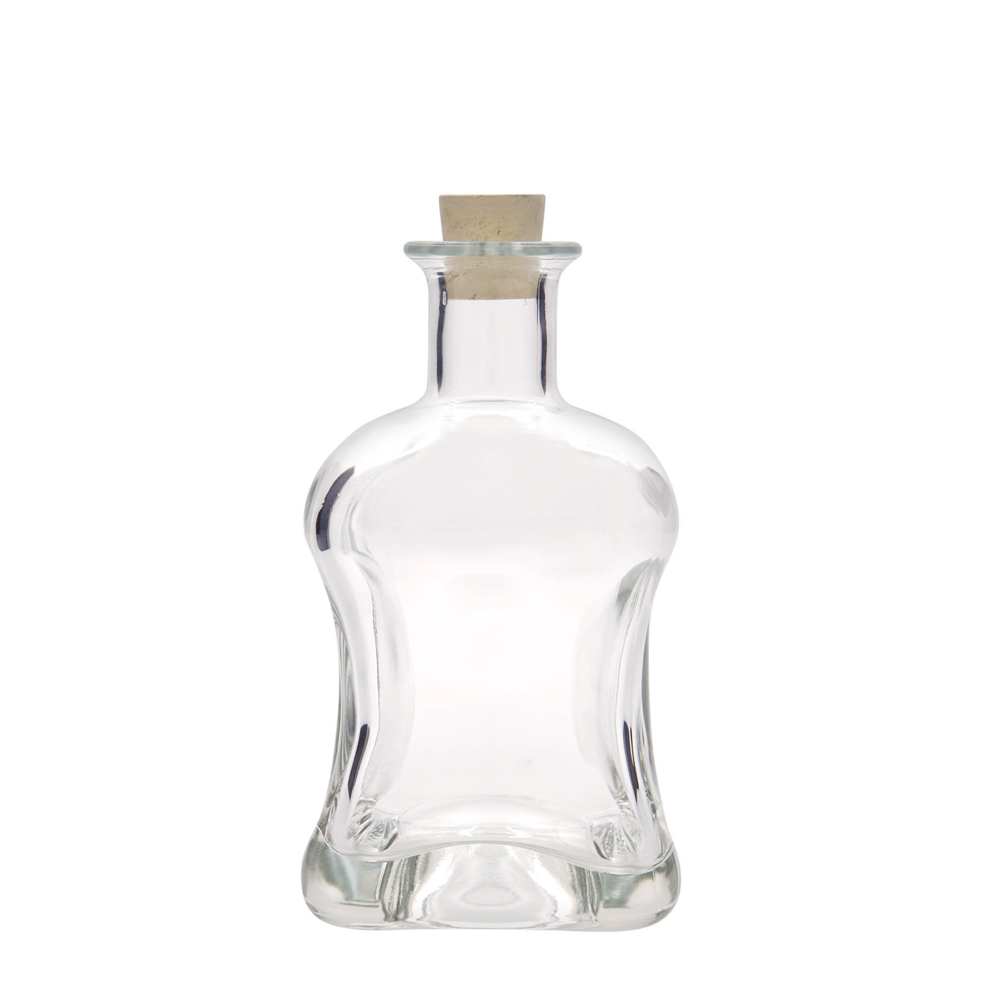 Bouteille en verre 500 ml « Dublin », carrée, ouverture : liège