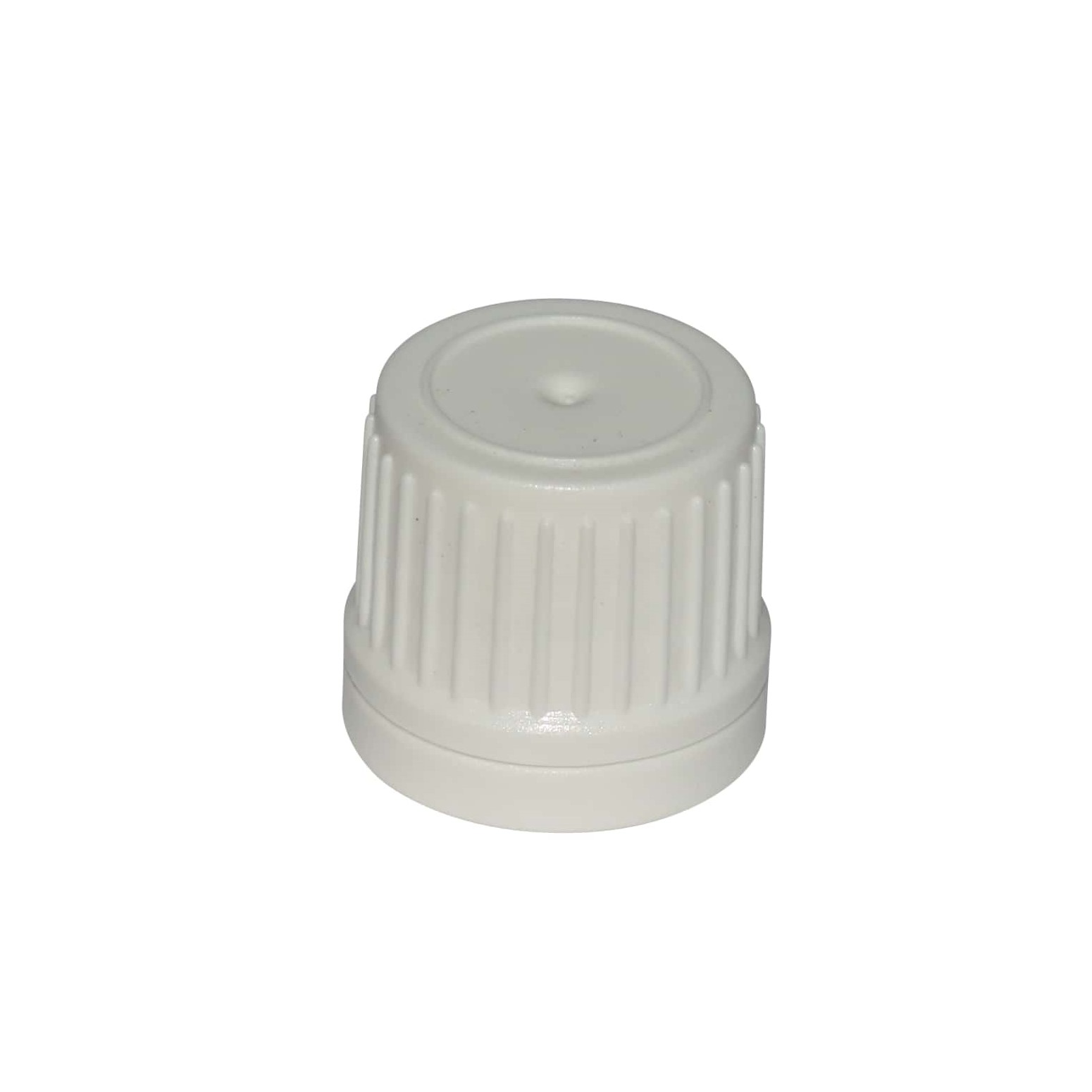 Bouchon à vis Disc Top, plastique PP, blanc, pour col : GPI 24/410