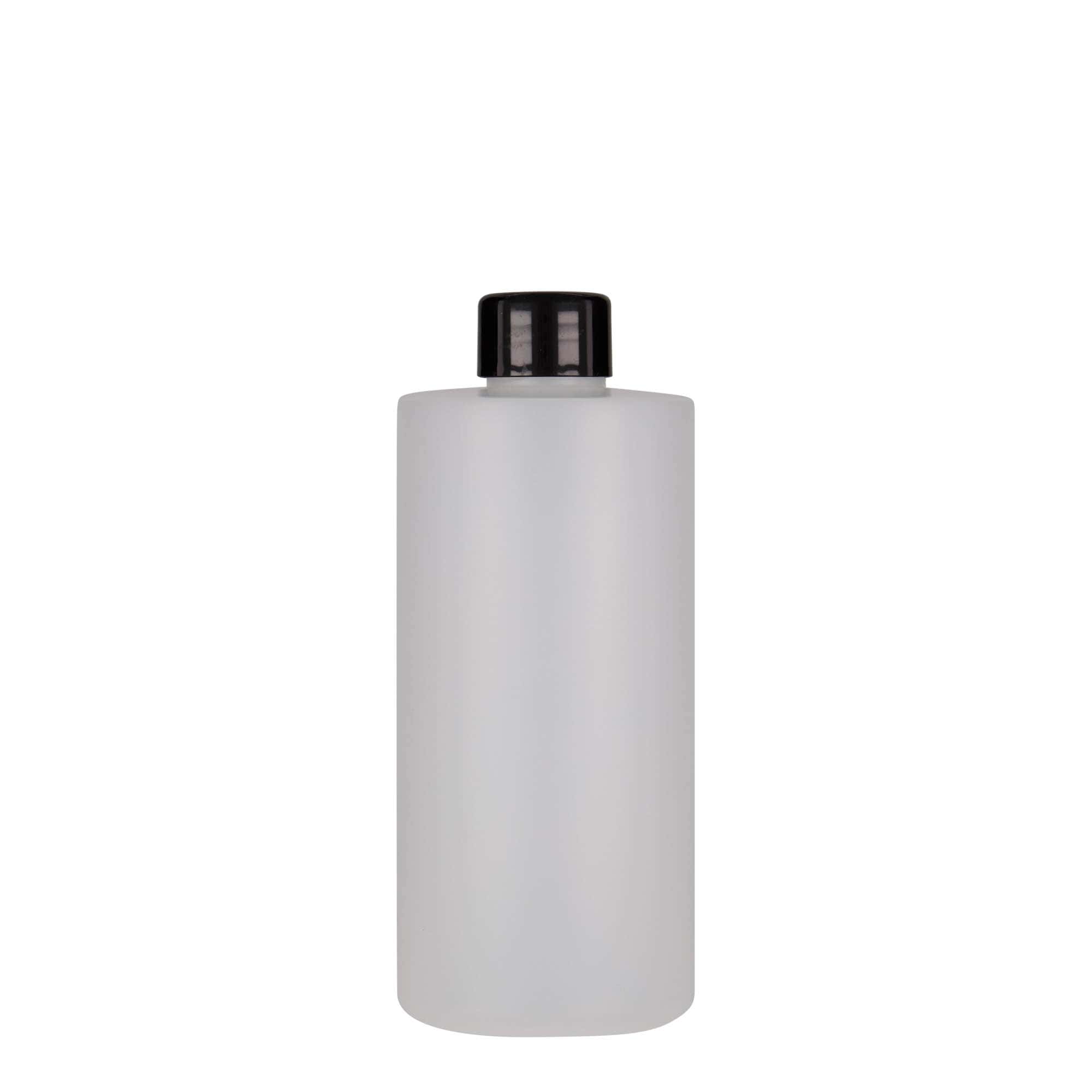 Bouteille en plastique 300 ml 'Pipe', PEHD, blanche, col : GPI 24/410