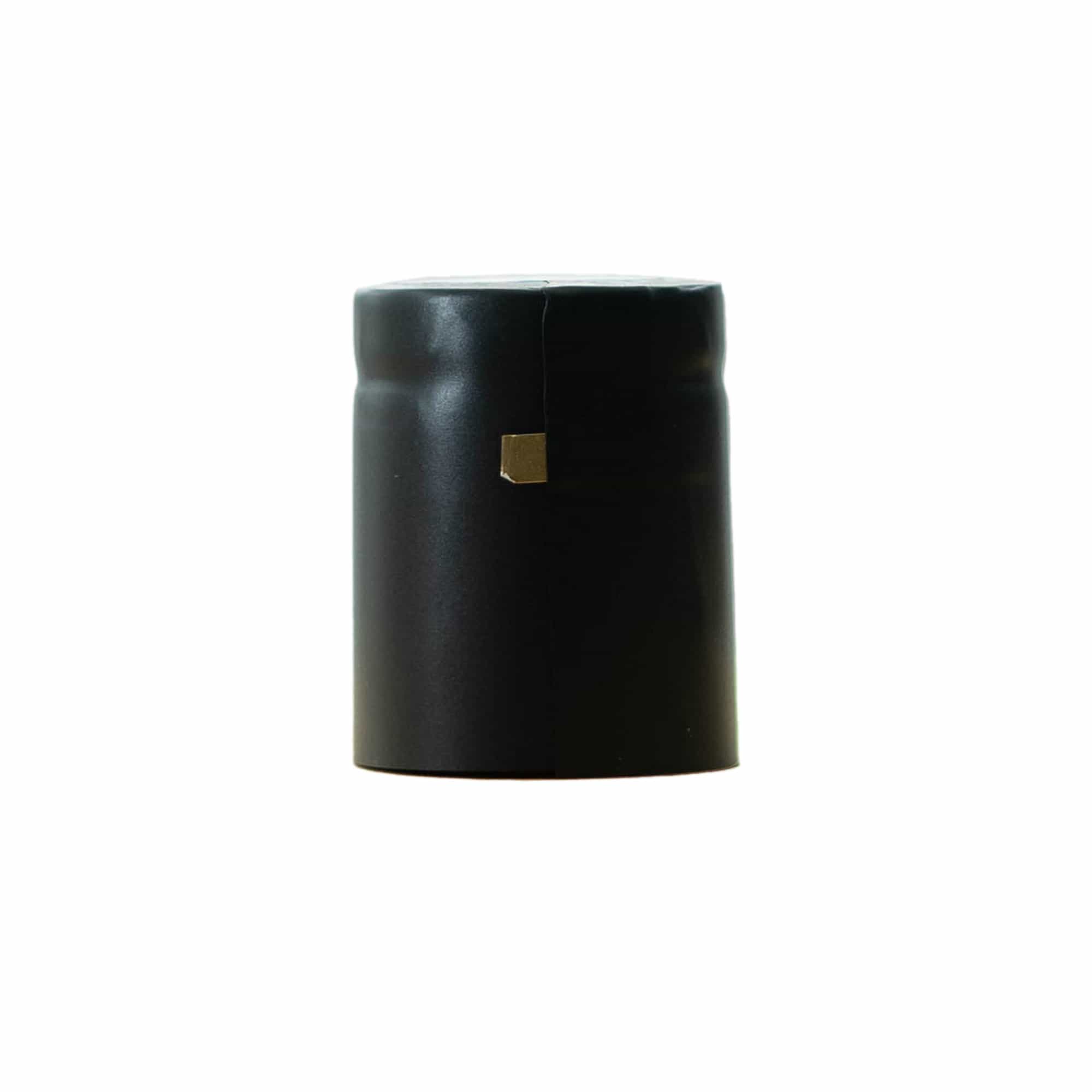 Capsule thermo-rétractable 32x41, plastique PVC, noir Capsule thermo-rétractable 32x41, plastique PVC, noir