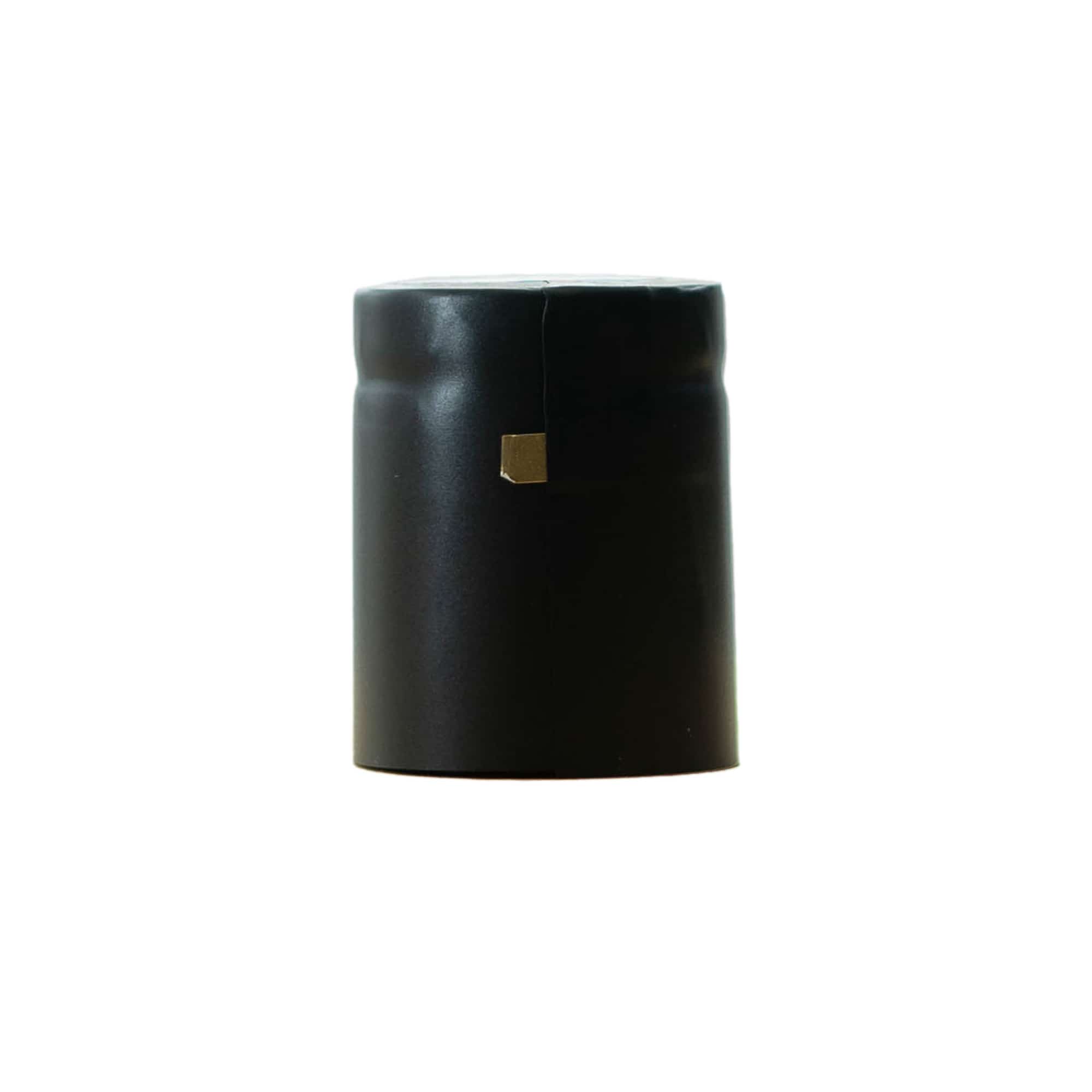Capsule rétractable 32x41, plastique PVC, noir