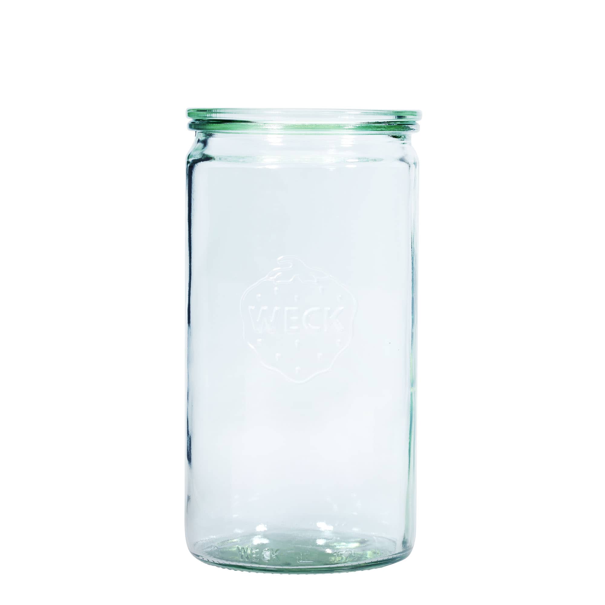 Bocal WECK cylindrique 1 575 ml, bouchage: bords arrondis