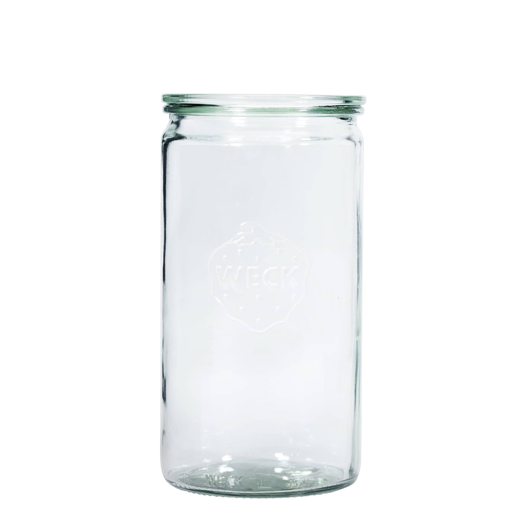 1,575 ml verre cylindrique WECK, ouverture : bord rond