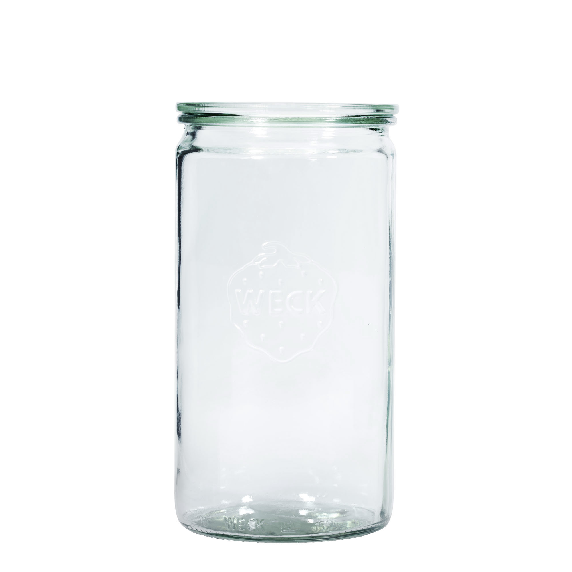1,575 ml verre cylindrique WECK, ouverture : bord rond 1,575 ml verre cylindrique WECK, ouverture : bord rond