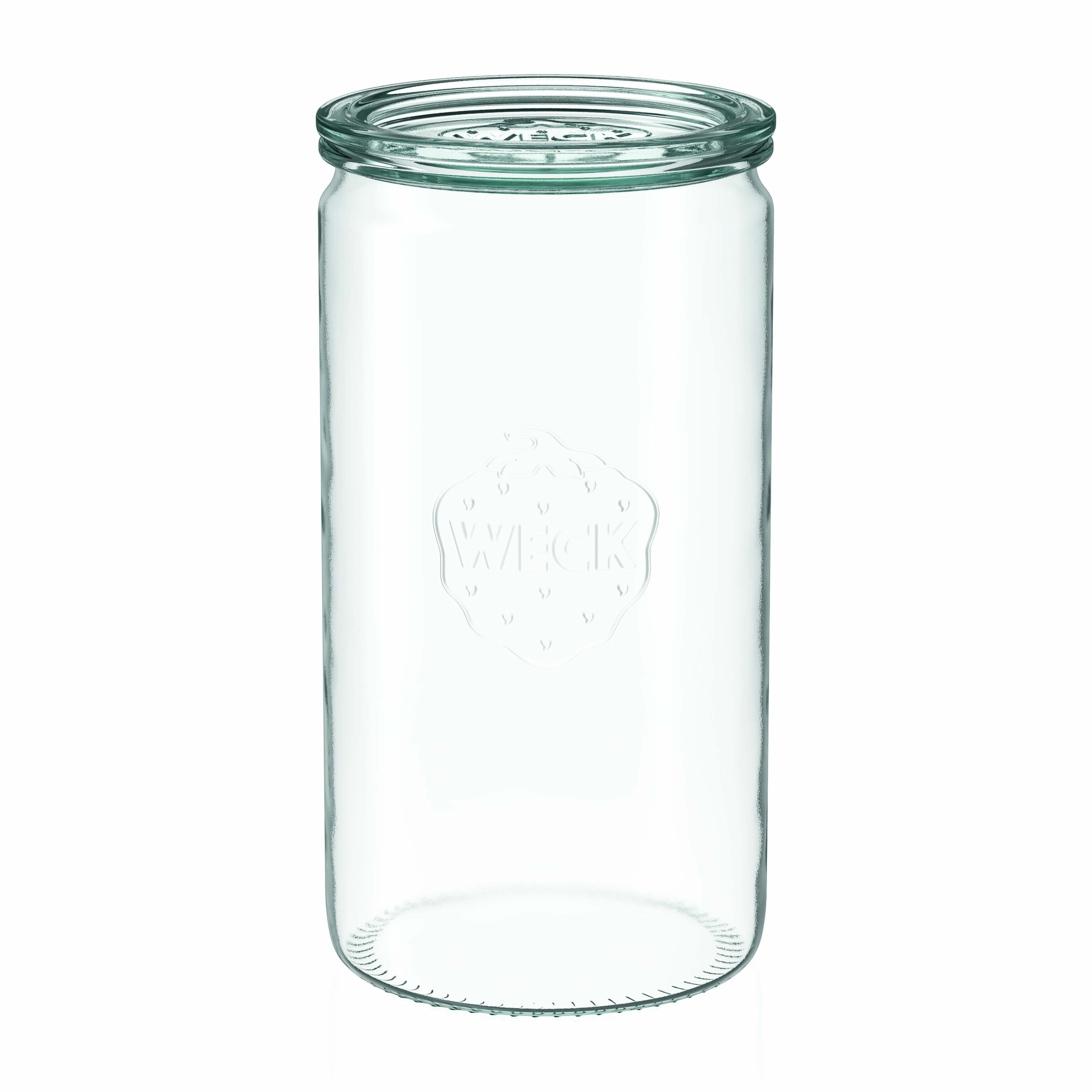 1,575 ml verre cylindrique WECK, ouverture : bord rond