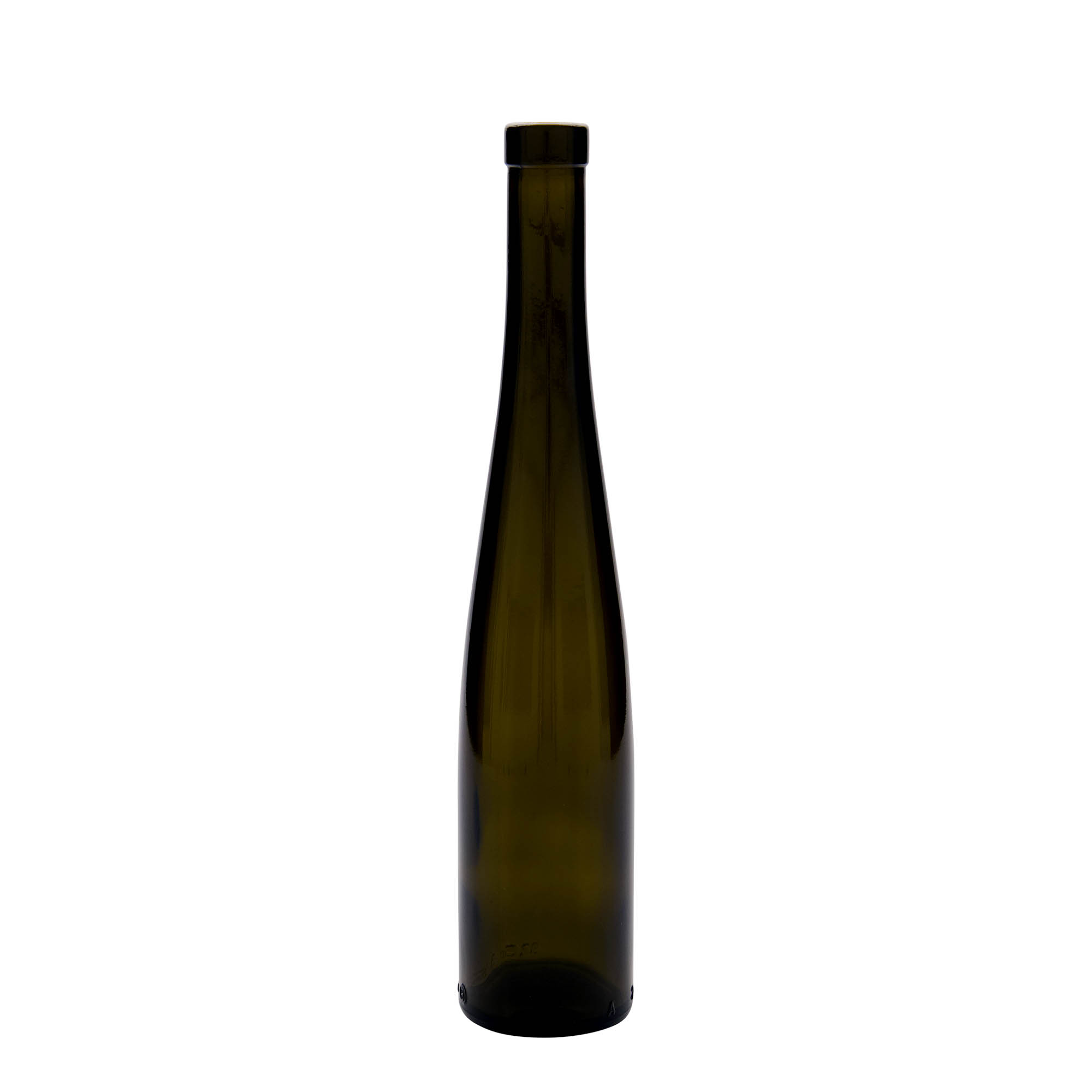 Bouteille en verre 375 ml « Weinschlegel », vert antique, ouverture : bouchon en liège